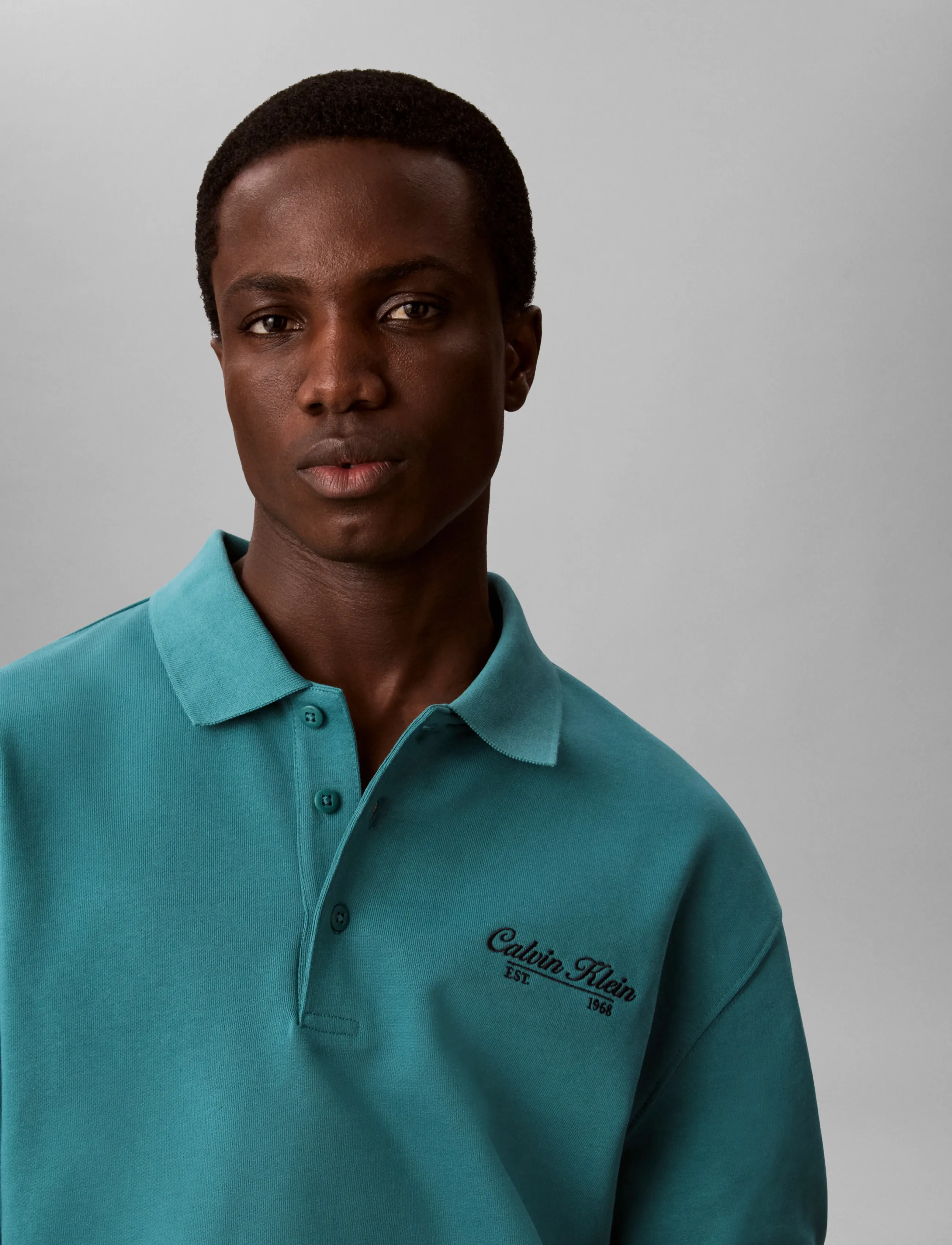 Ls 350Gsm Terry Piped Polo Sweat 3