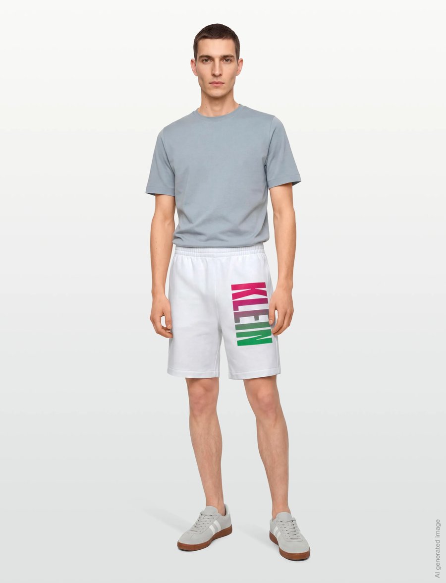 Calvin Klein Jeans - 350TERRY CALVIN PRIDE SHORT - sweatshorts - bright white - 3