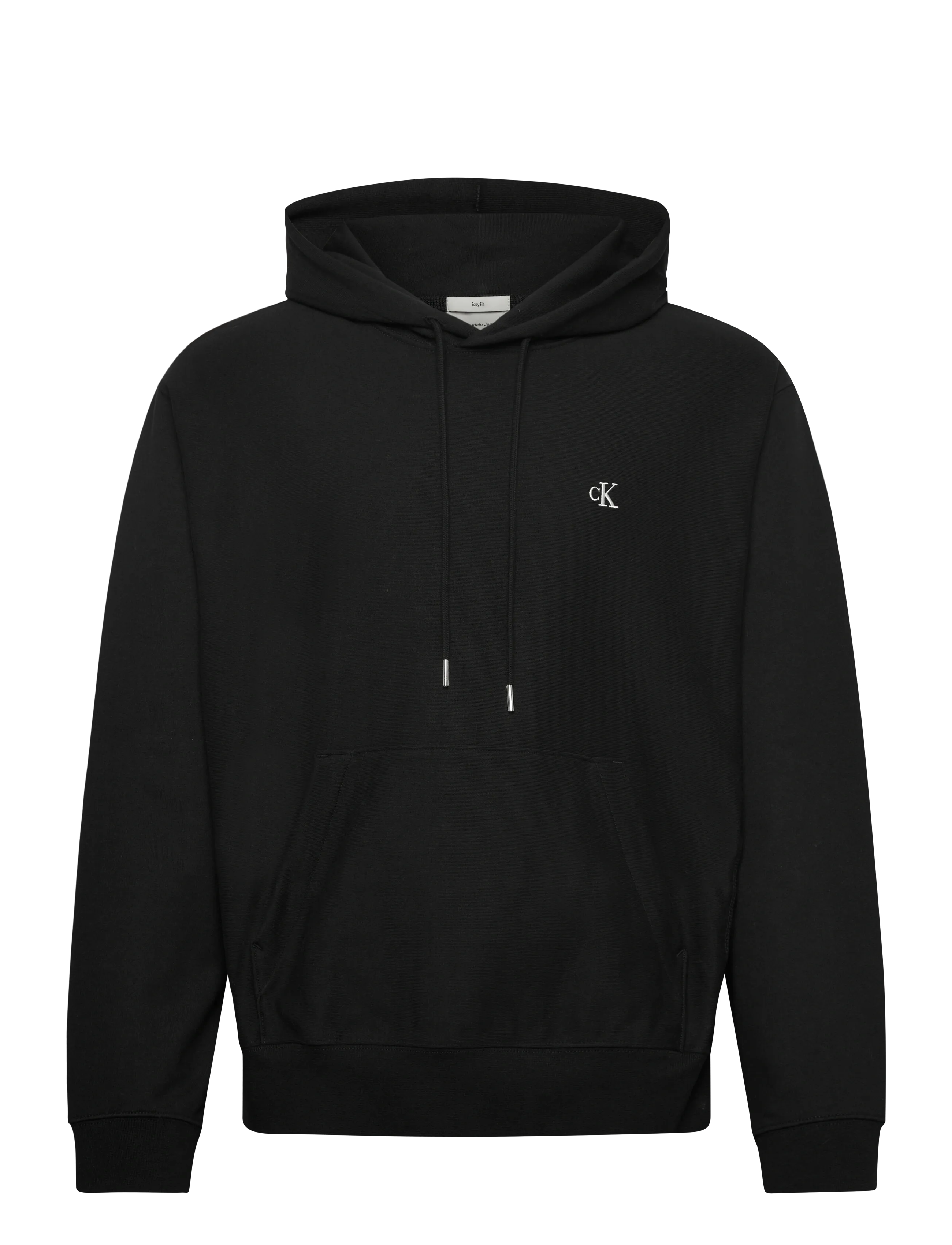 Calvin Klein Jeans LS EZ PREMIUM TRRY MONOGRAM HDIE - Kapuzenpullover - BLACK / black