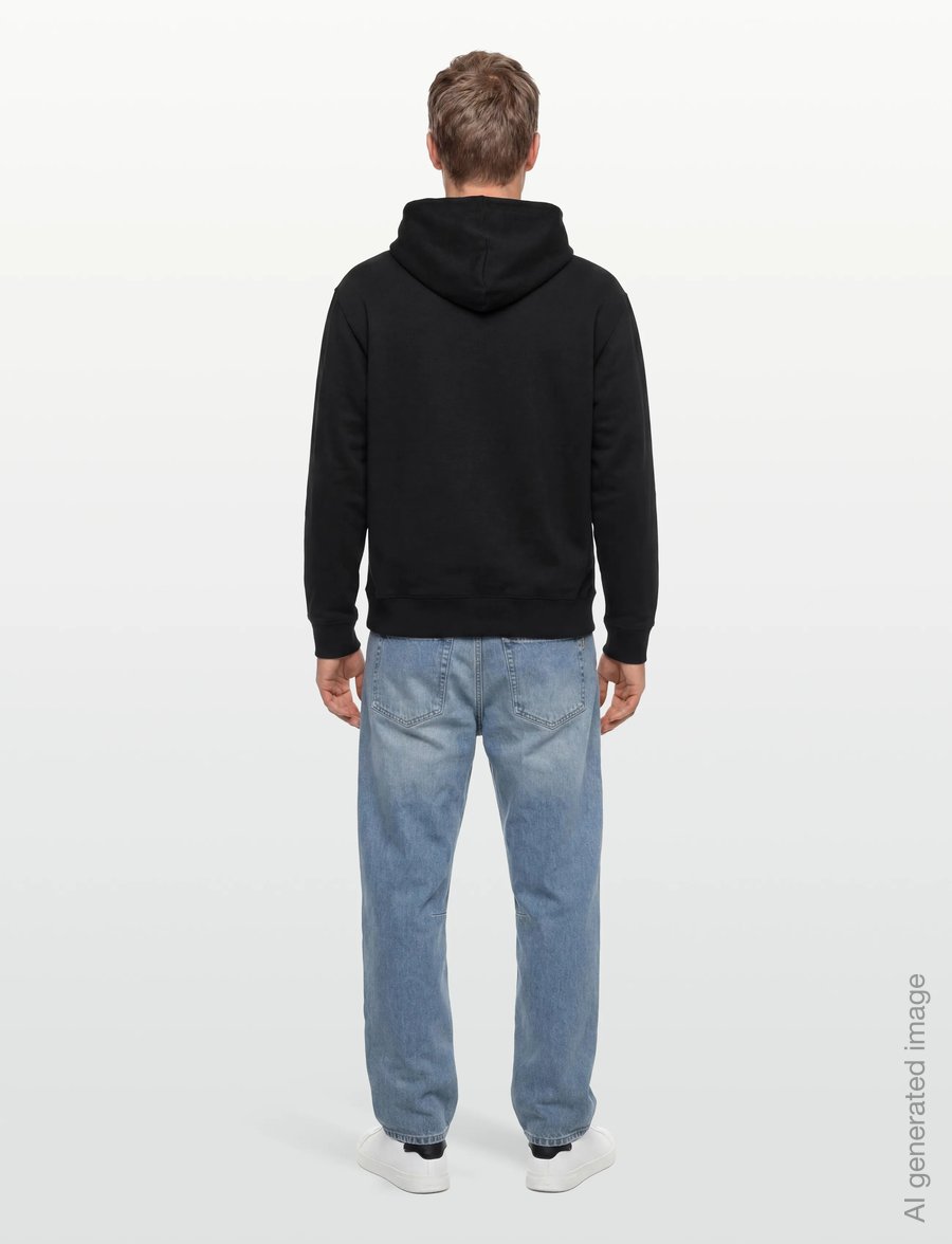 Calvin Klein Jeans - LS EZ PREMIUM TRRY MONOGRAM HDIE - kapuzenpullover - black - 4