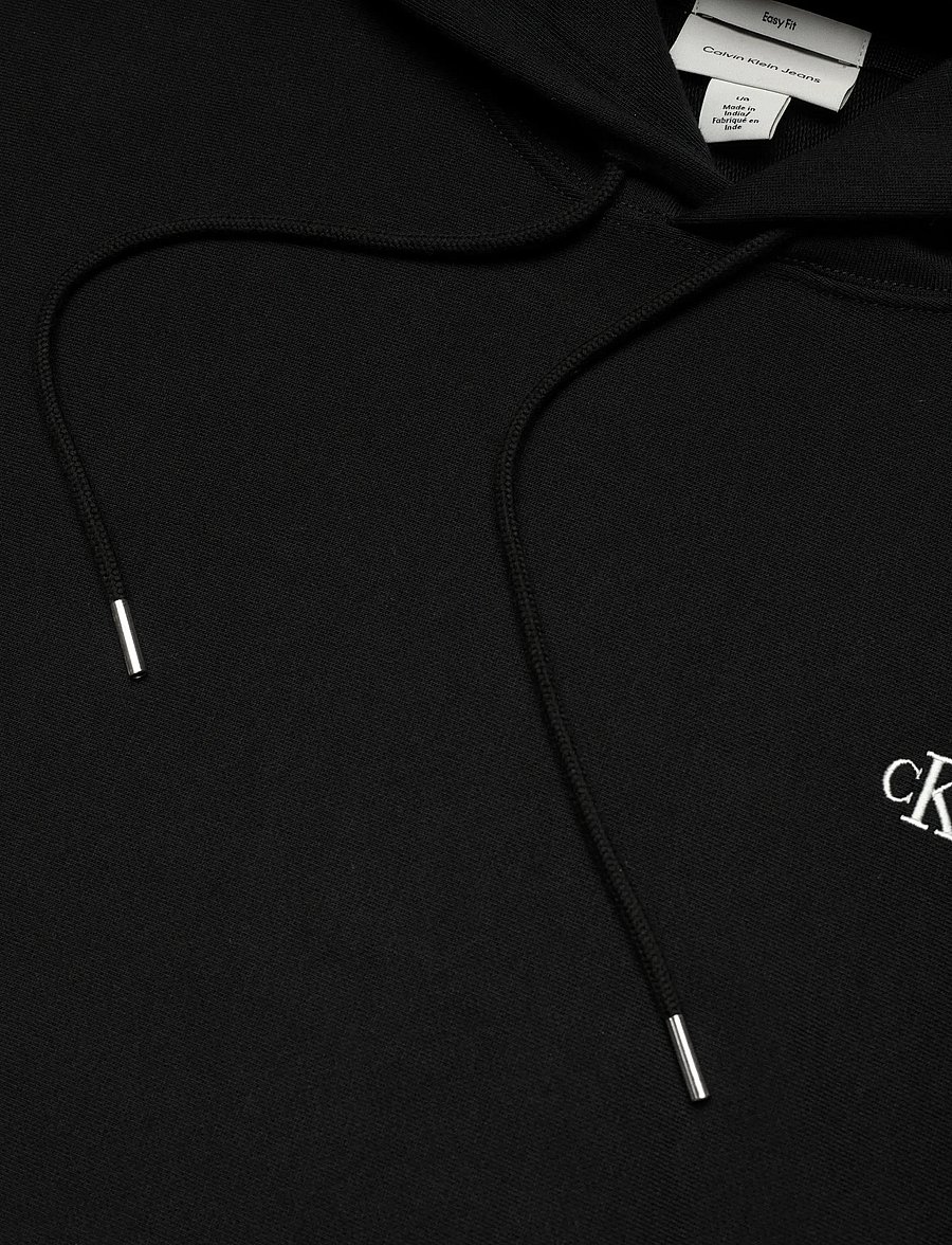 Calvin Klein Jeans - LS EZ PREMIUM TRRY MONOGRAM HDIE - kapuzenpullover - black - 5