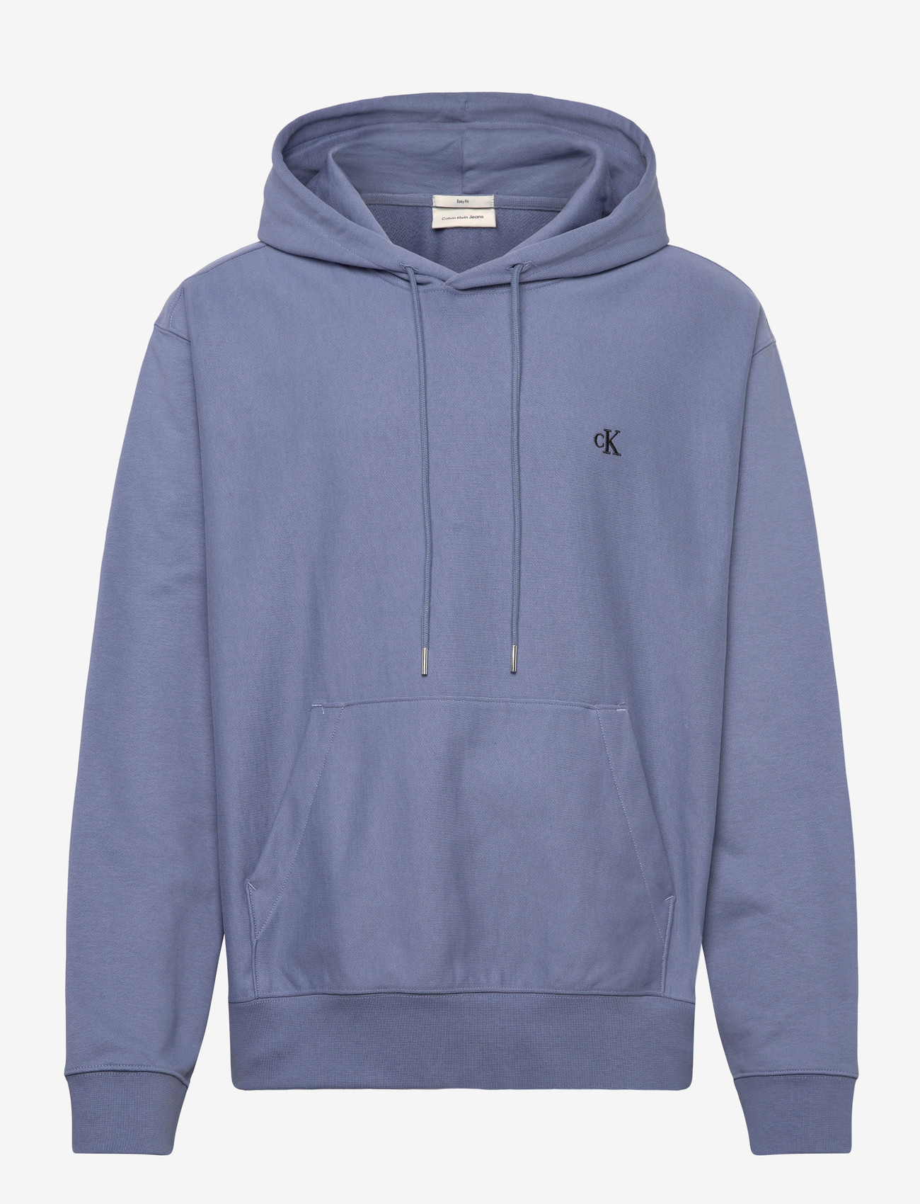 Calvin Klein Jeans - LS EZ PREMIUM TRRY MONOGRAM HDIE - hættetrøjer - dusty sailor blue - 0