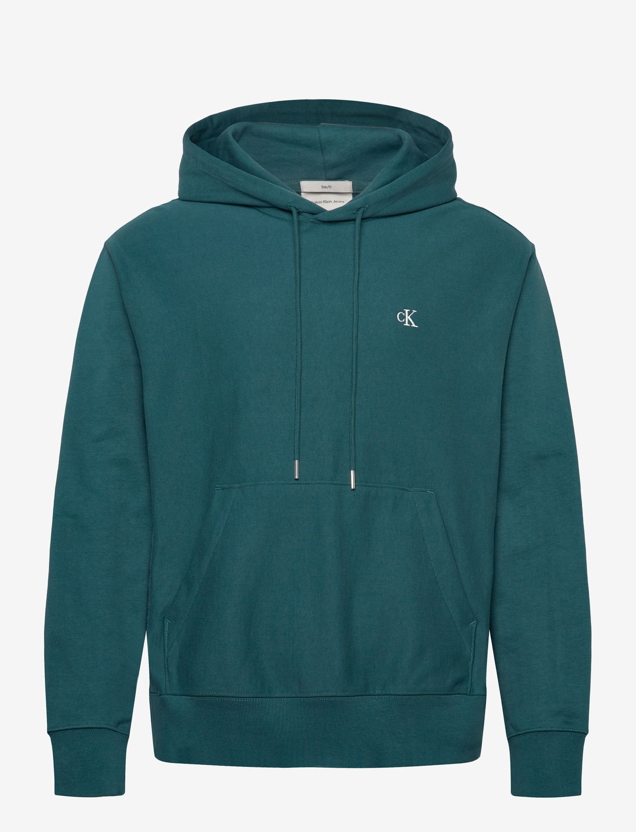Calvin Klein Jeans - LS EZ PREMIUM TRRY MONOGRAM HDIE - hættetrøjer - tahoe green - 0
