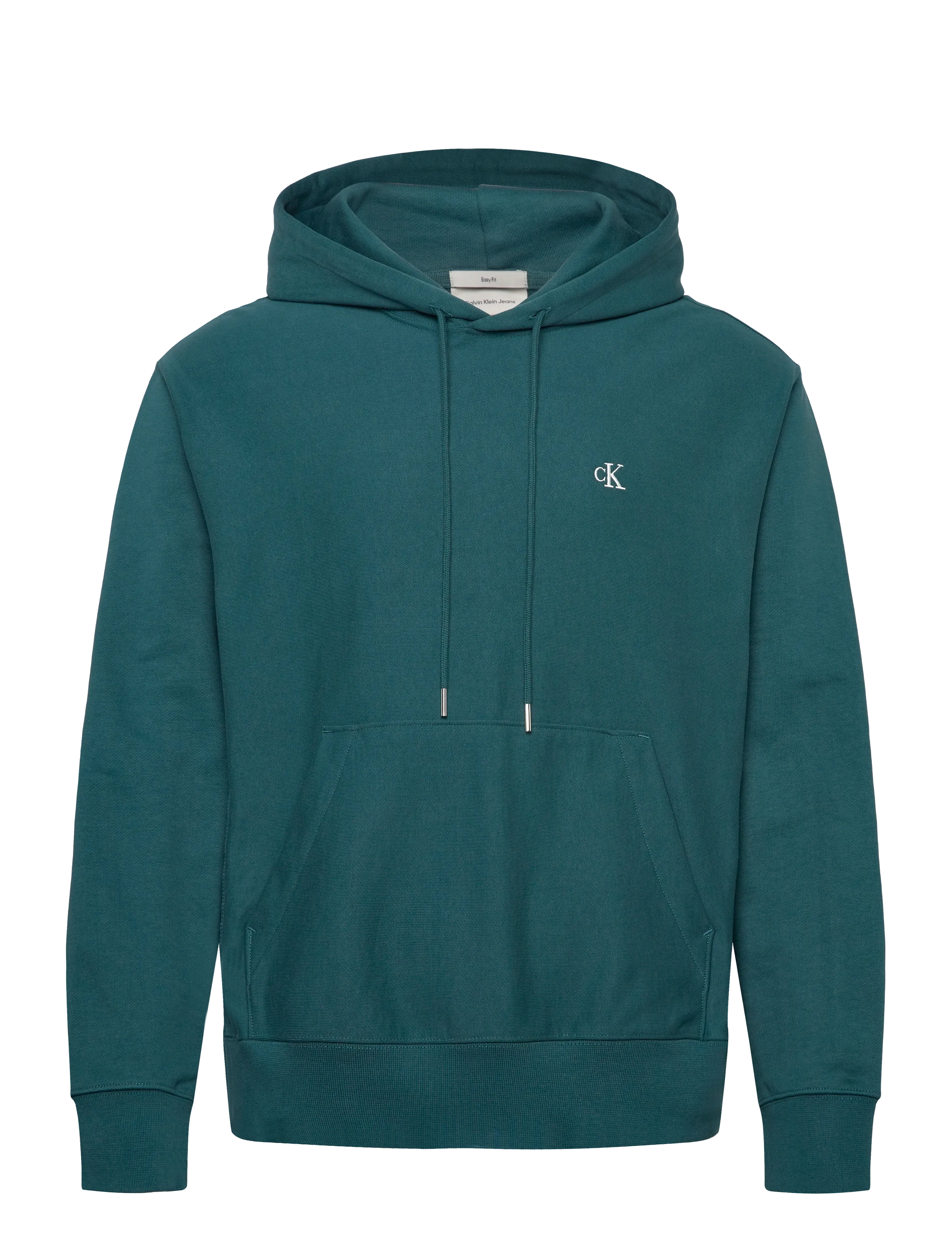 Calvin Klein Jeans LS EZ PREMIUM TRRY MONOGRAM HDIE - Kapuzenpullover - TAHOE GREEN / green