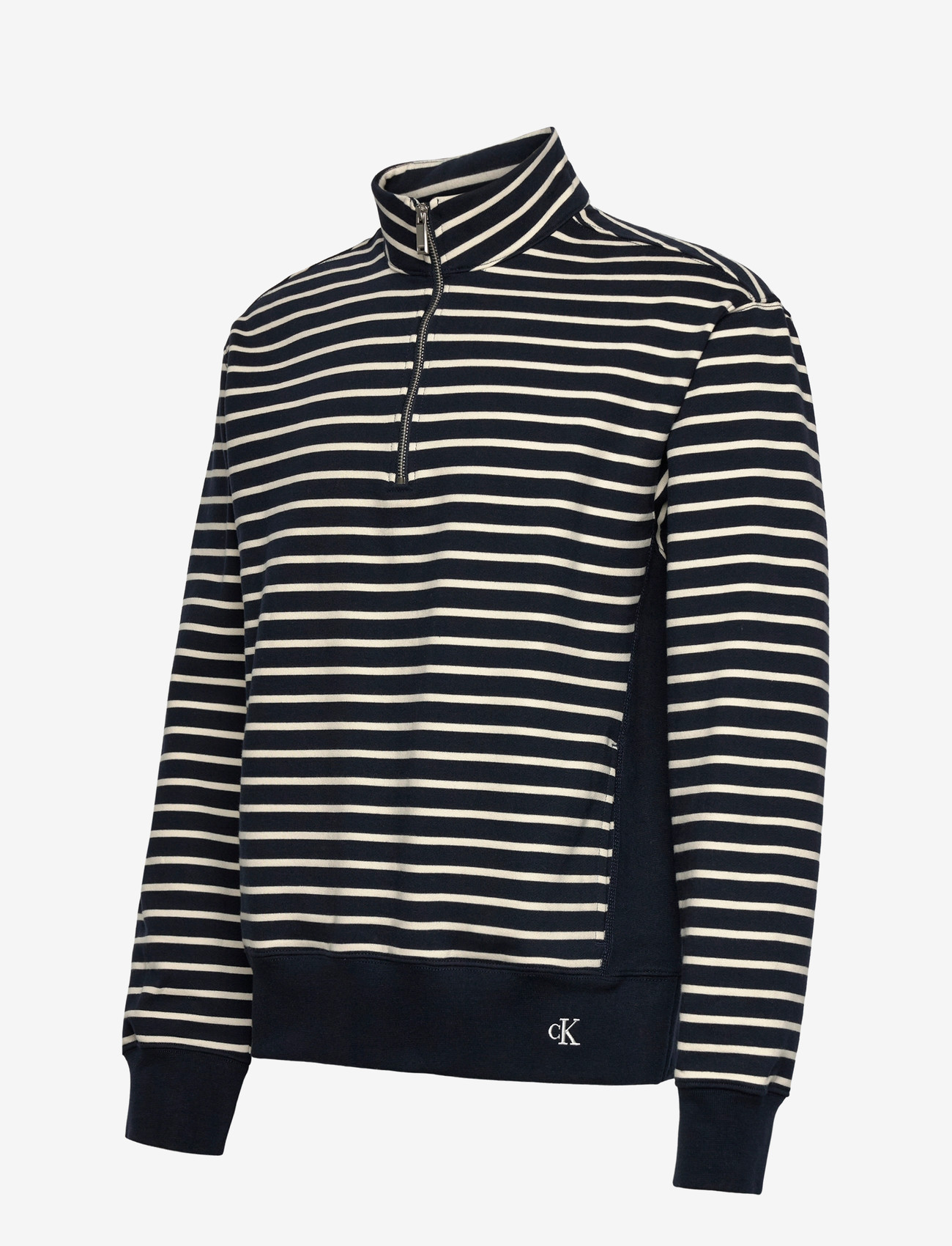 Calvin Klein Jeans - LS EZ STRIP PREMTERY QTR ZIP - nach stil kaufen - dark sapphire - 3