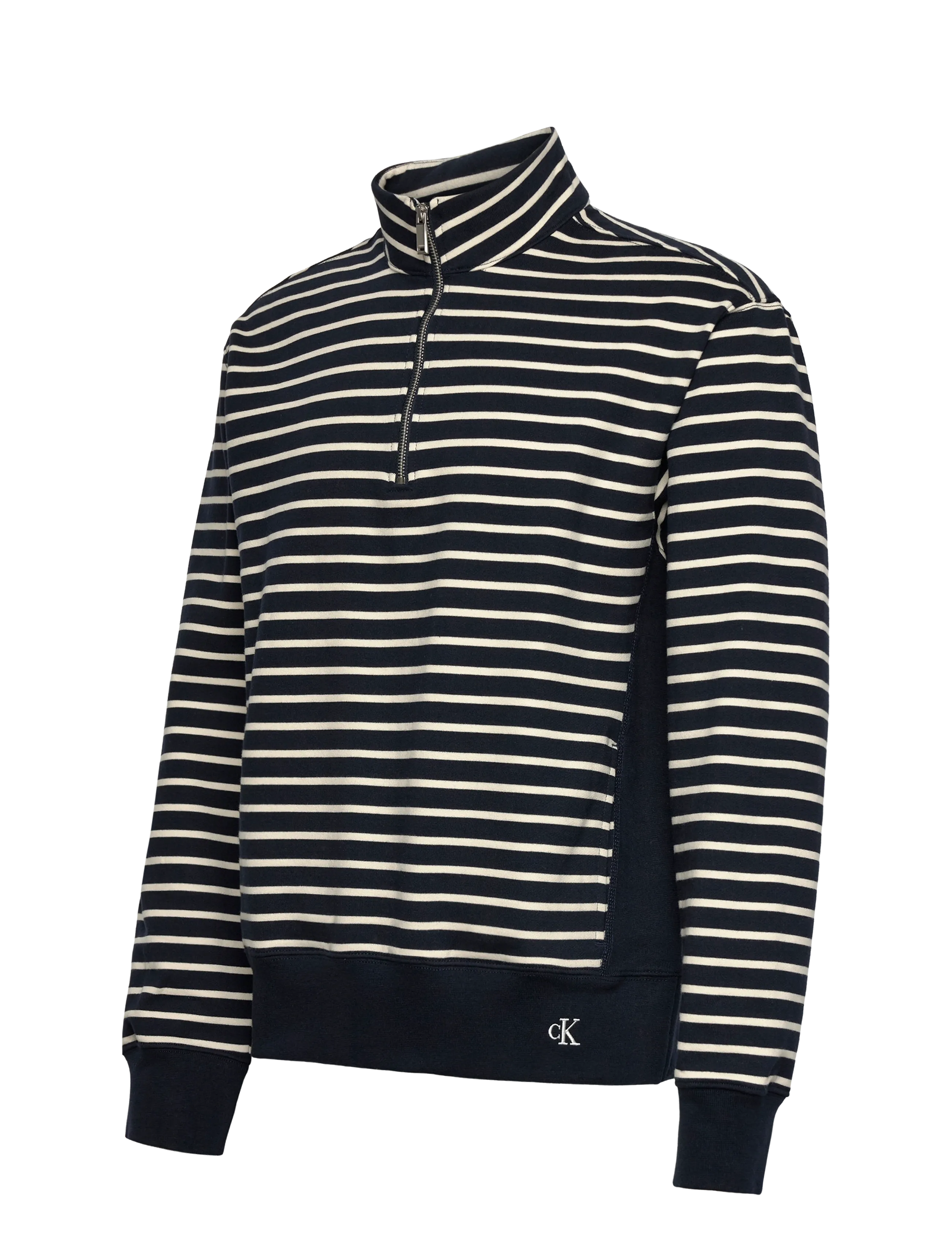 Calvin Klein Jeans - LS EZ STRIP PREMTERY QTR ZIP - shop efter stil - dark sapphire - 3