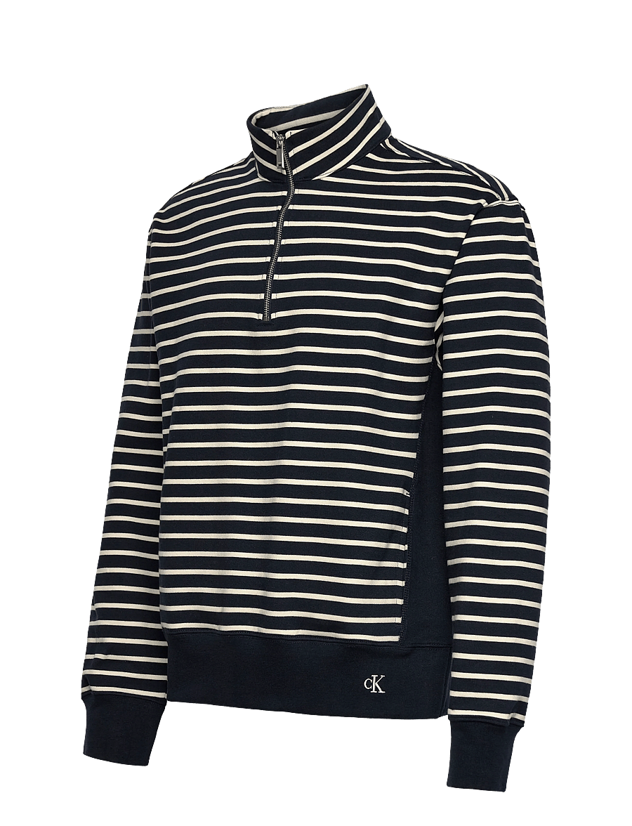 Calvin Klein Jeans - LS EZ STRIP PREMTERY QTR ZIP - shop efter stil - dark sapphire - 3