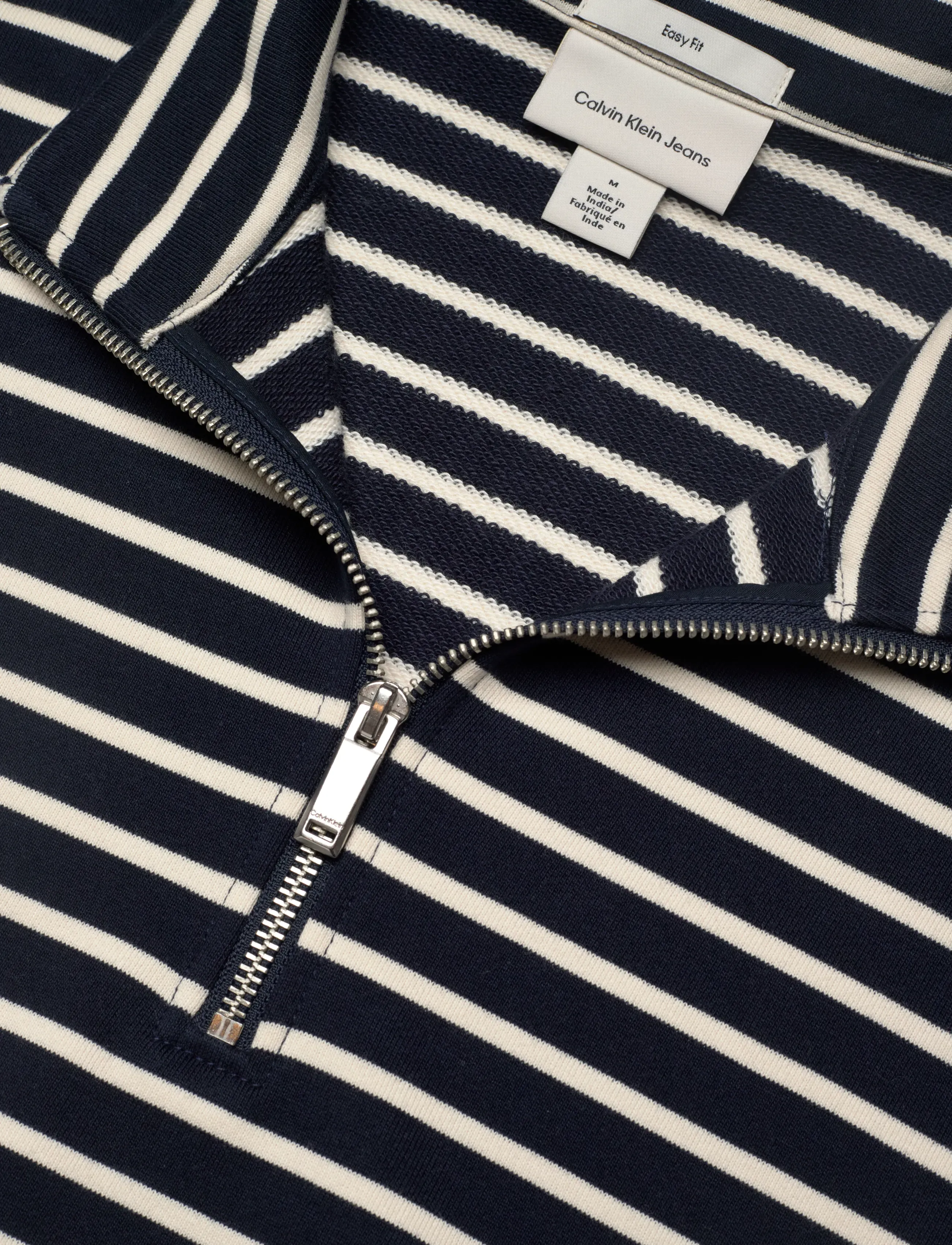 Calvin Klein Jeans - LS EZ STRIP PREMTERY QTR ZIP - shop efter stil - dark sapphire - 4