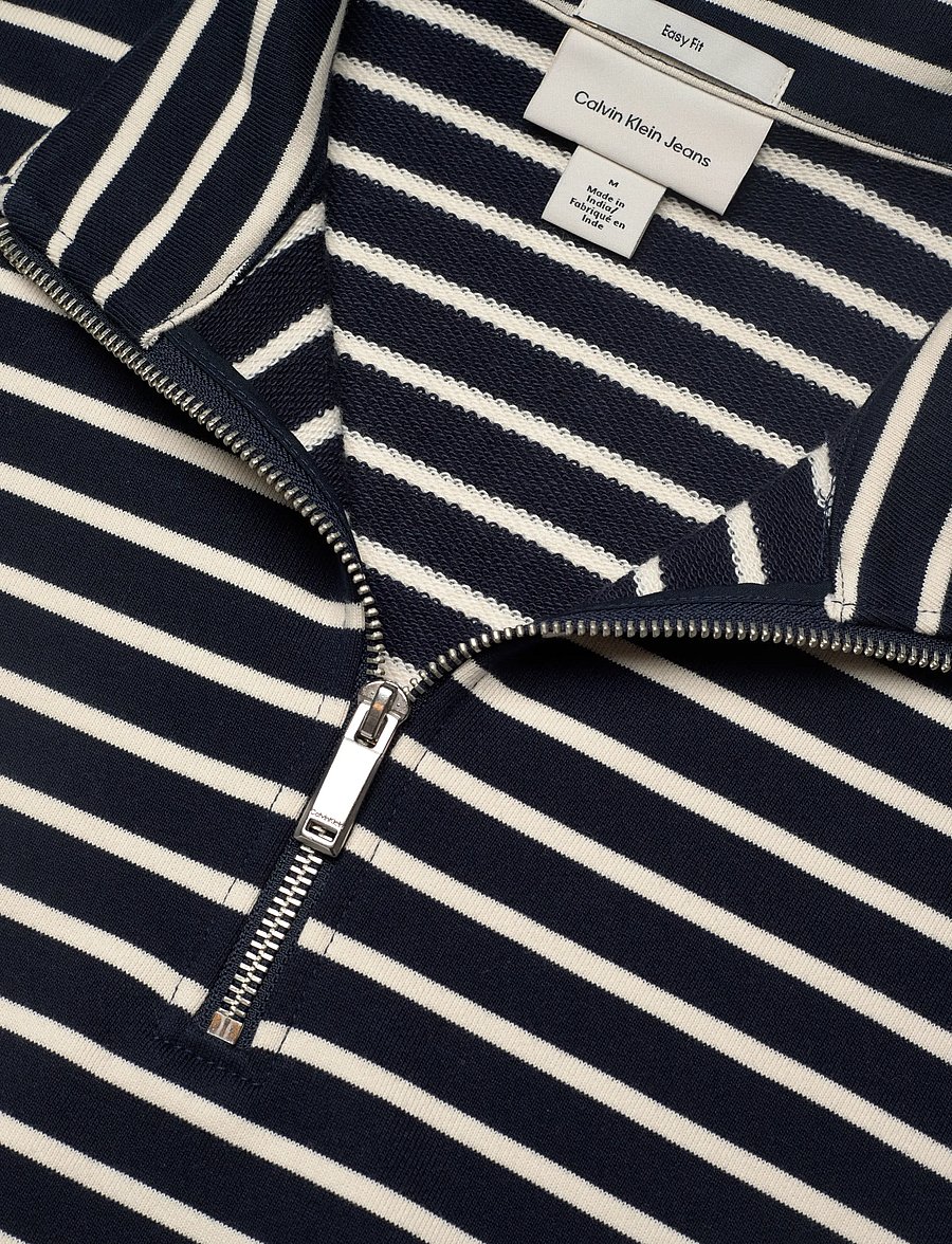 Calvin Klein Jeans - LS EZ STRIP PREMTERY QTR ZIP - shop efter stil - dark sapphire - 4