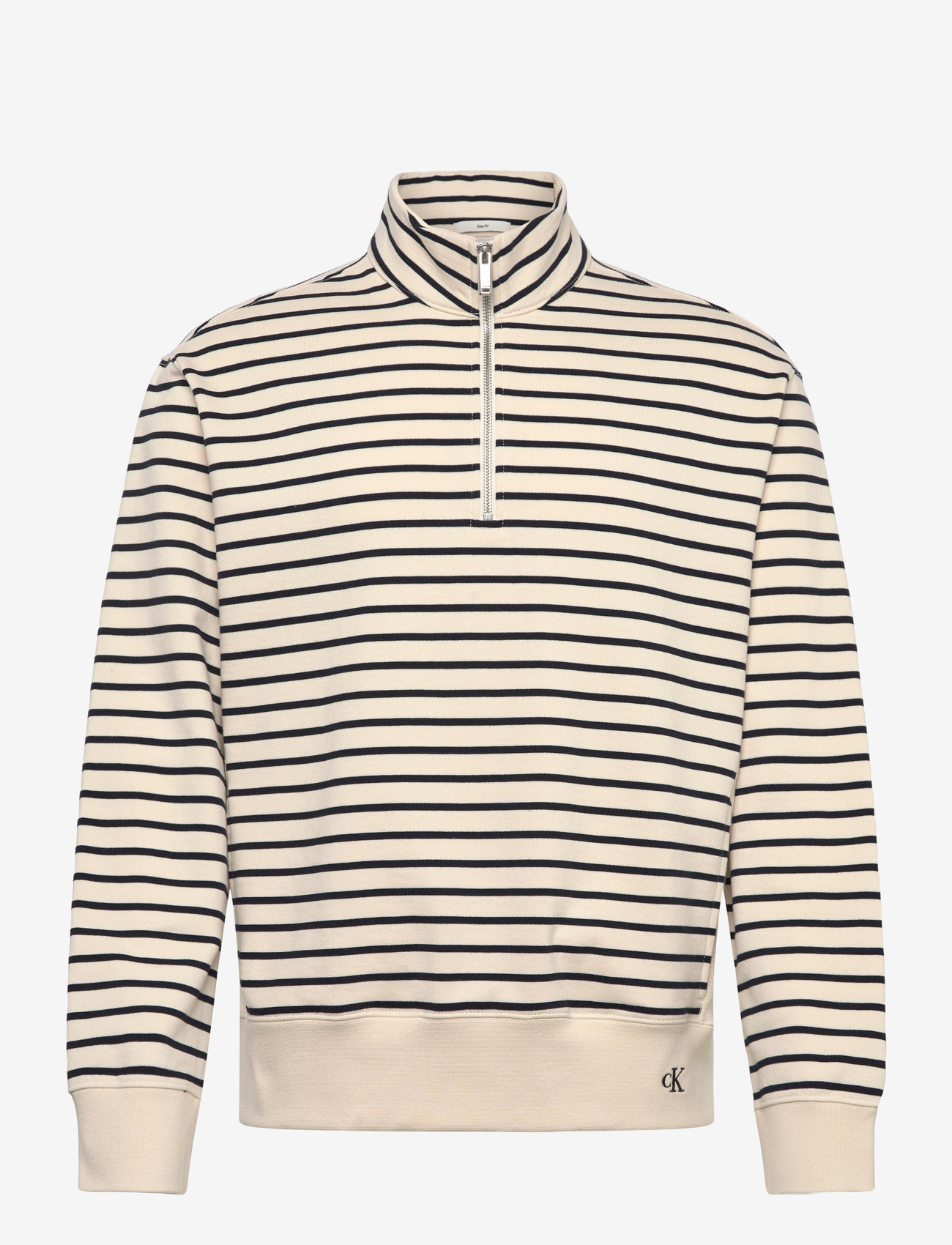 Calvin Klein Jeans - LS EZ STRIP PREMTERY QTR ZIP - shop efter stil - tofu - 0