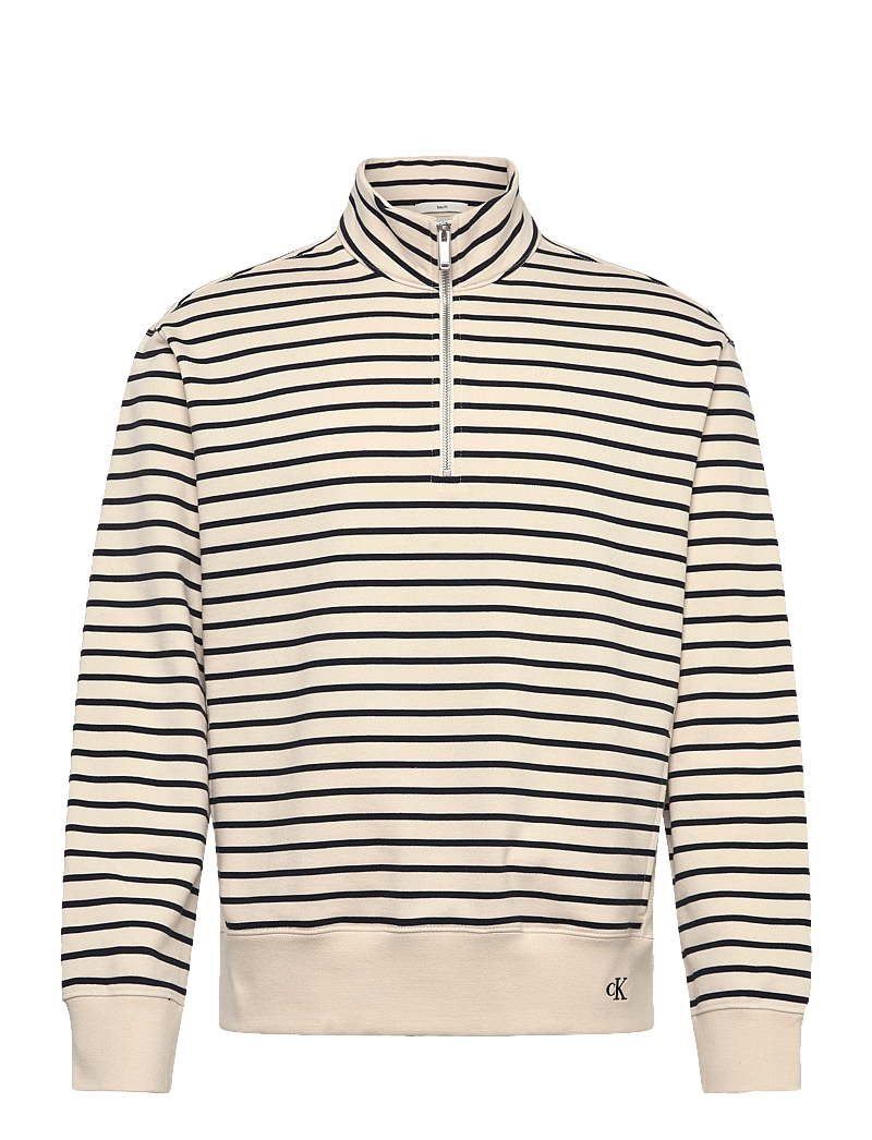 Calvin Klein Jeans - LS EZ STRIP PREMTERY QTR ZIP - shop efter stil - tofu - 0