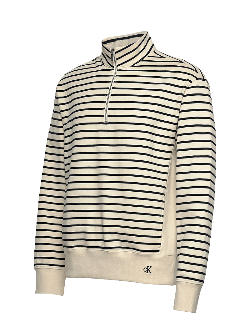 Calvin Klein Jeans - LS EZ STRIP PREMTERY QTR ZIP - shop efter stil - tofu - 3