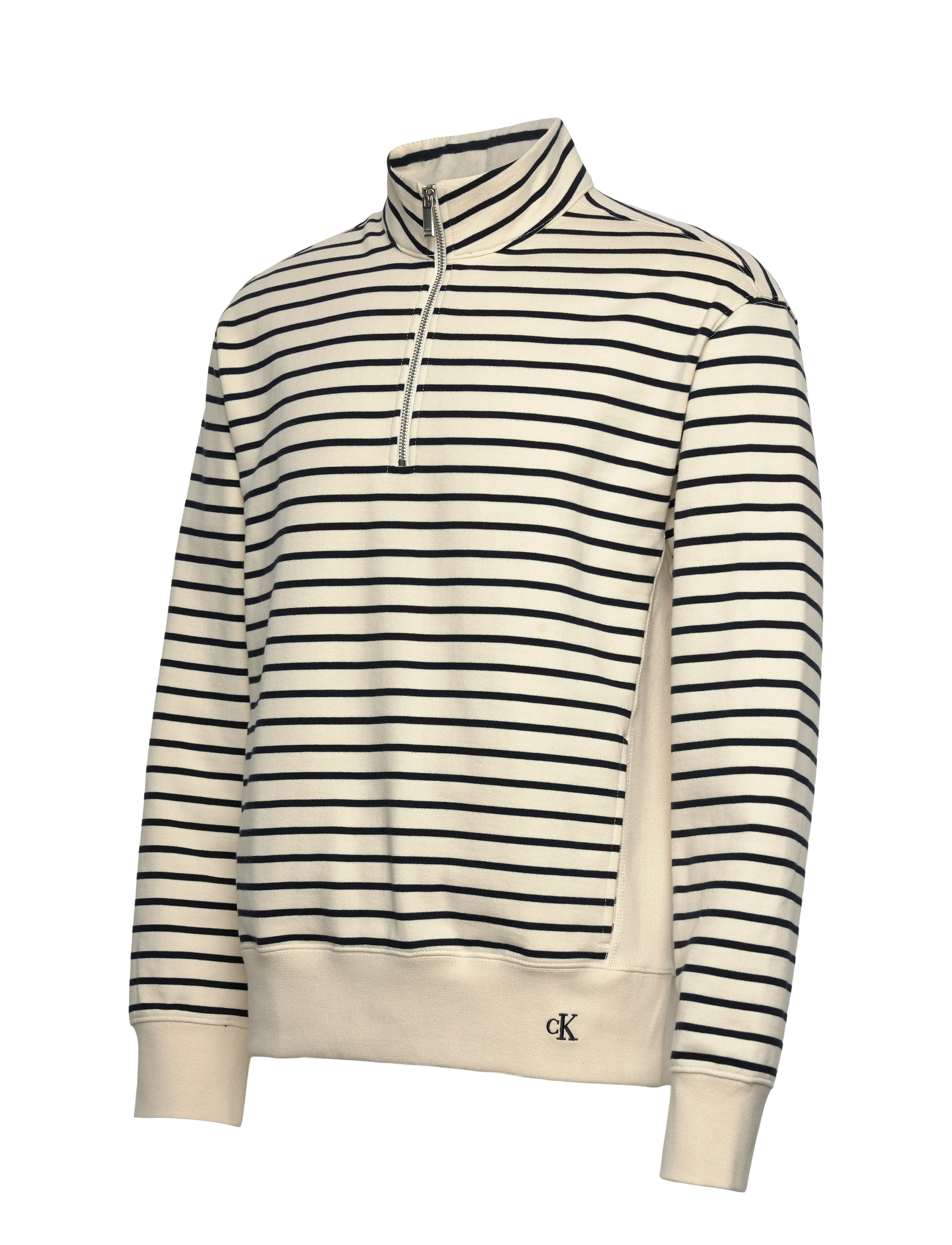Calvin Klein Jeans - LS EZ STRIP PREMTERY QTR ZIP - nach stil kaufen - tofu - 3