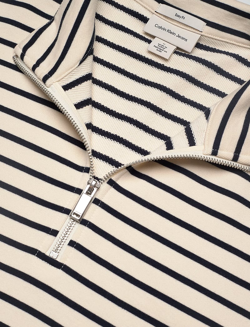 Calvin Klein Jeans - LS EZ STRIP PREMTERY QTR ZIP - shop efter stil - tofu - 4