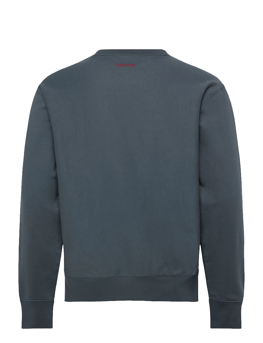 Calvin Klein Jeans - LS PREMIUM TERRY GRPH CREWNECK - osta stiili järgi - dark slate - 1
