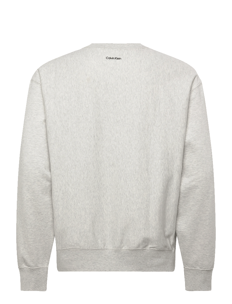 Calvin Klein Jeans - LS PREMIUM TERRY GRPH CREWNECK - shop efter stil - snowy heather - 1