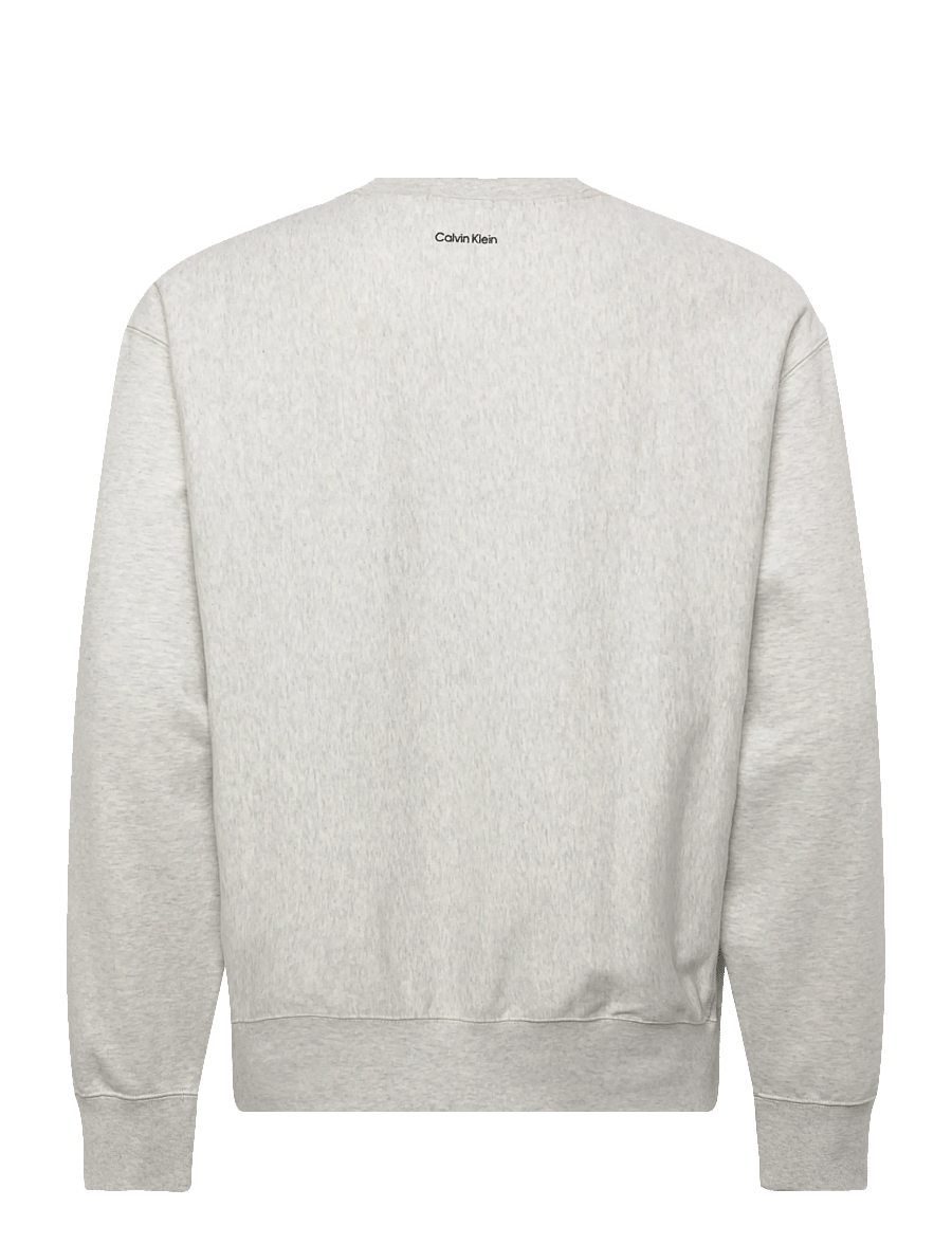 Calvin Klein Jeans - LS PREMIUM TERRY GRPH CREWNECK - osta stiili järgi - snowy heather - 1