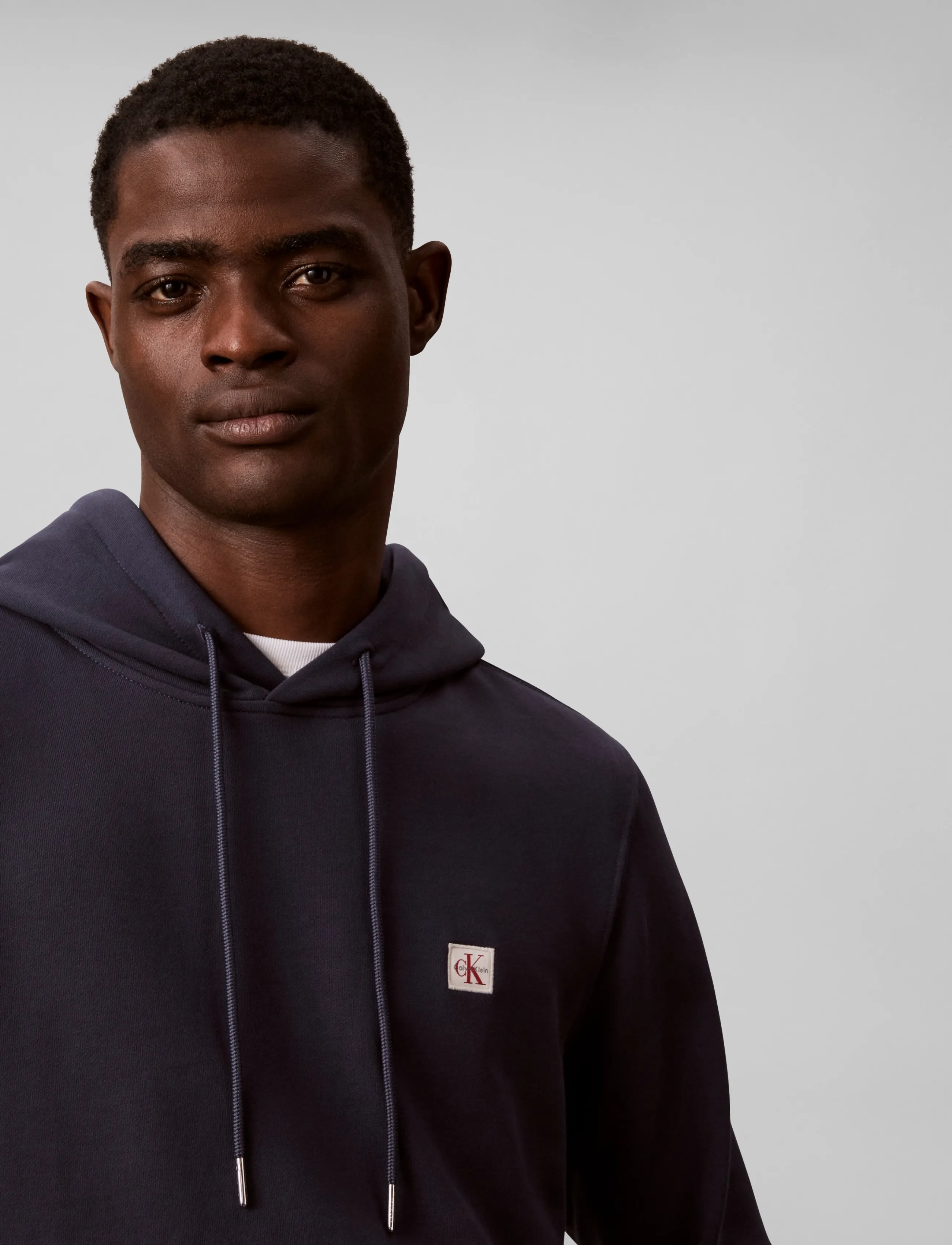 Calvin Klein Jeans - CL LS 350TERRY WVN LBL HOODIE - hoodies - blue nights - 4
