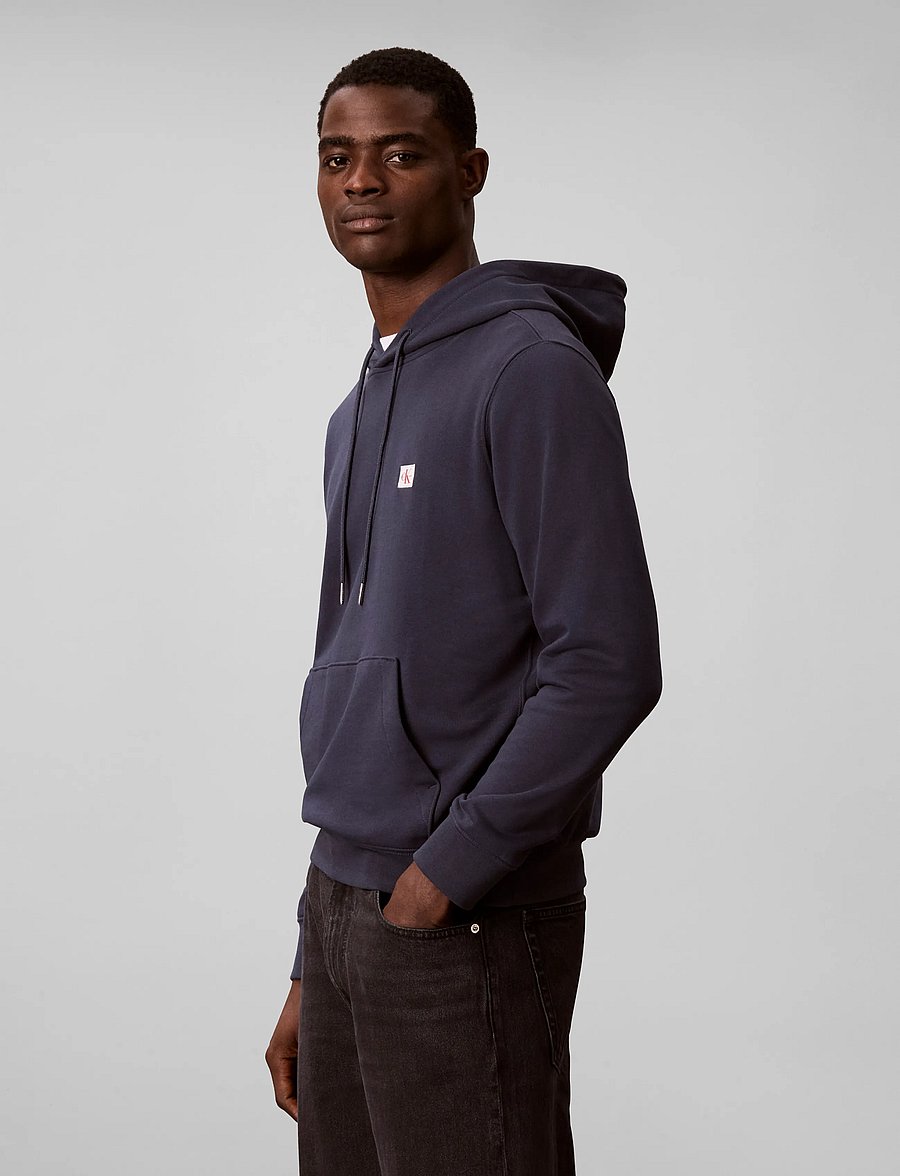 Calvin Klein Jeans - CL LS 350TERRY WVN LBL HOODIE - kapuzenpullover - blue nights - 5