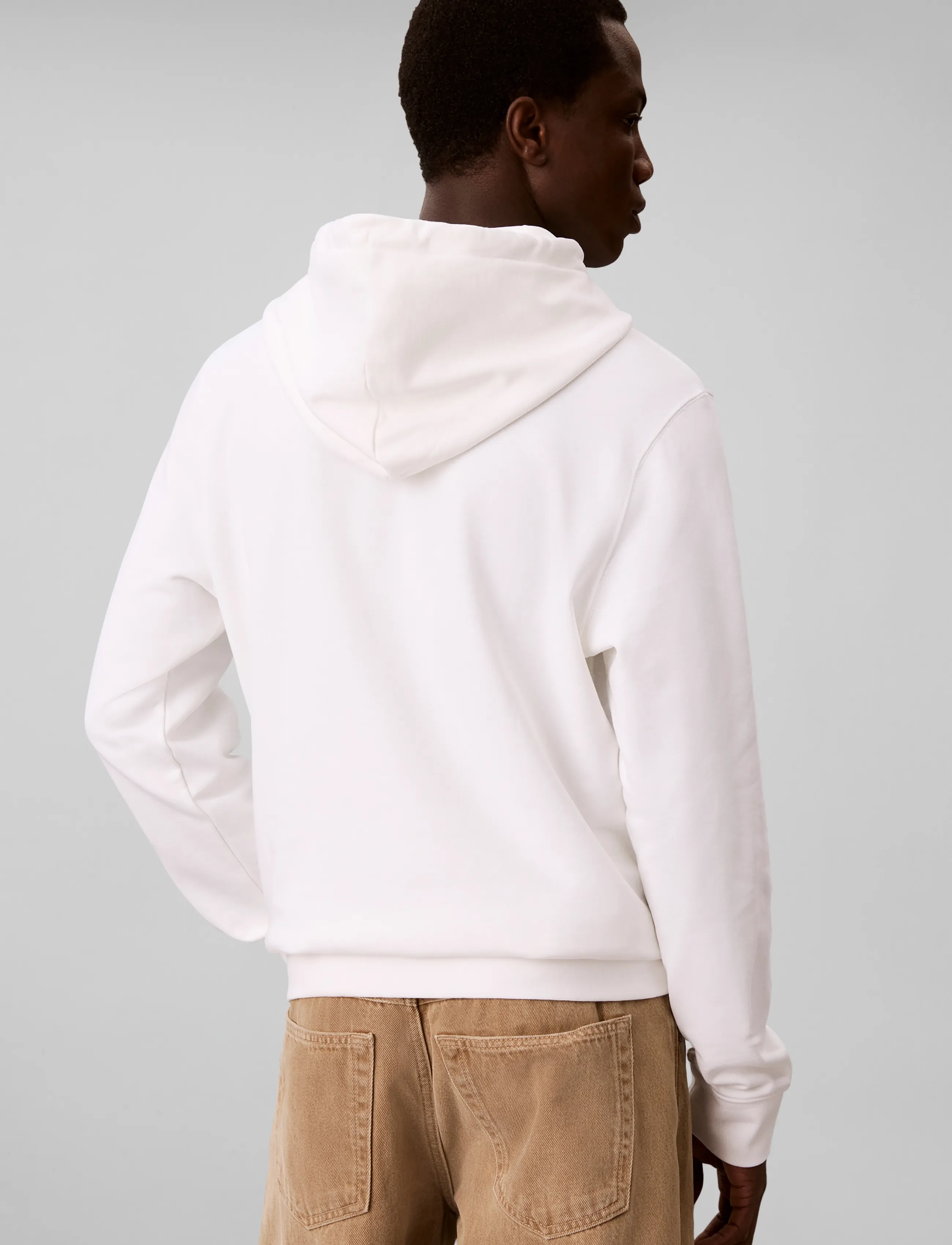 Calvin Klein Jeans - CL LS 350TERRY WVN LBL HOODIE - hoodies - bright white - 2