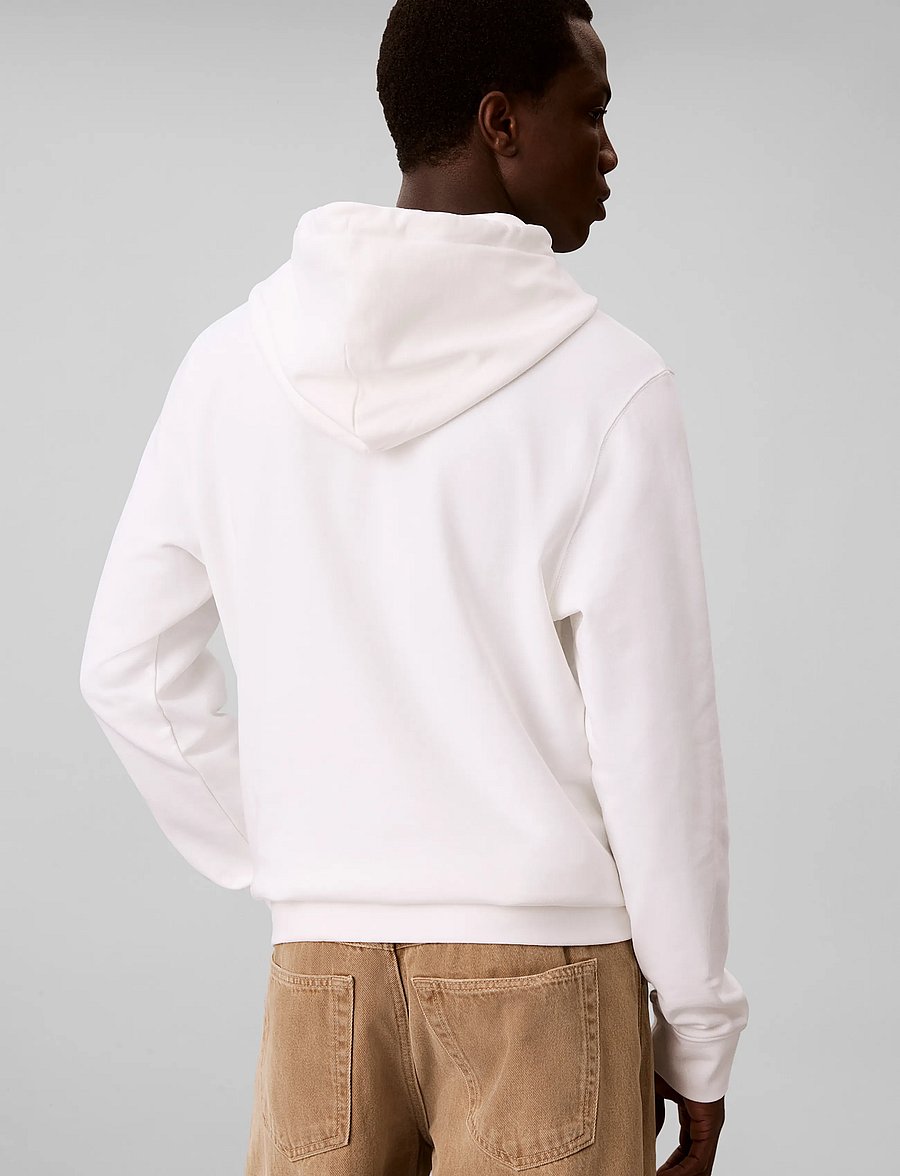 Calvin Klein Jeans - CL LS 350TERRY WVN LBL HOODIE - džemperiai su gobtuvu - bright white - 2