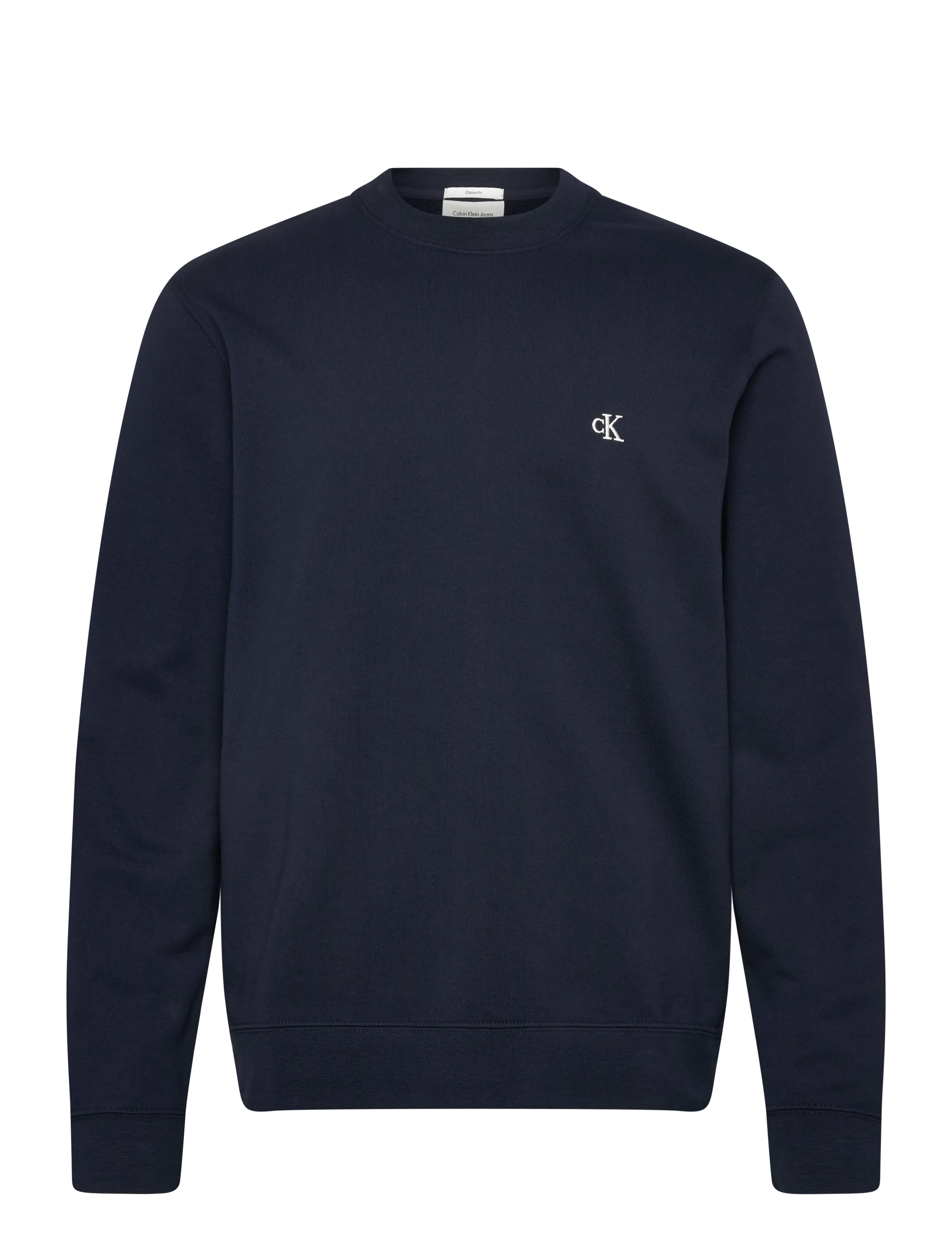 Calvin Klein Jeans - LS CL 350TERRY MONGRM CN SWTSHRT - collegepaidat - dark sapphire - 1