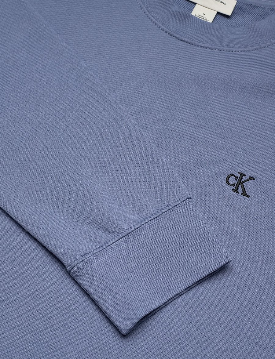 Calvin Klein Jeans - LS CL 350TERRY MONGRM CN SWTSHRT - shop efter stil - dusty sailor blue - 2
