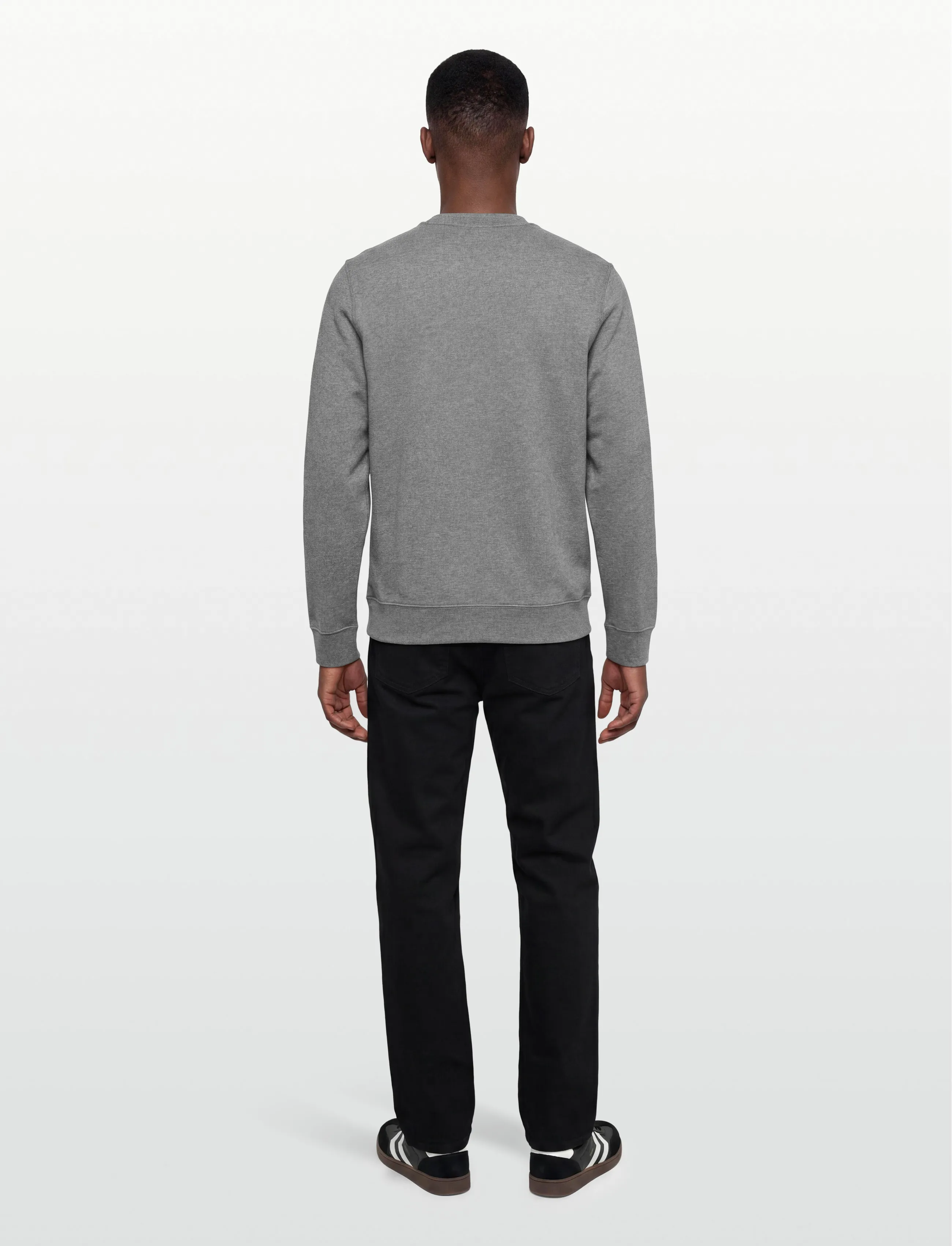Calvin Klein Jeans - LS CL 350TERRY MONGRM CN SWTSHRT - shop efter stil - med grey htr - 4