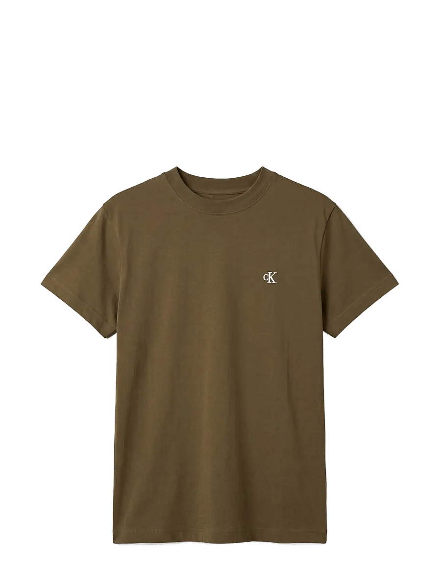 Calvin Klein Jeans - LS CL 350TERRY MONGRM CN SWTSHRT - sweatshirts - olive night - 1