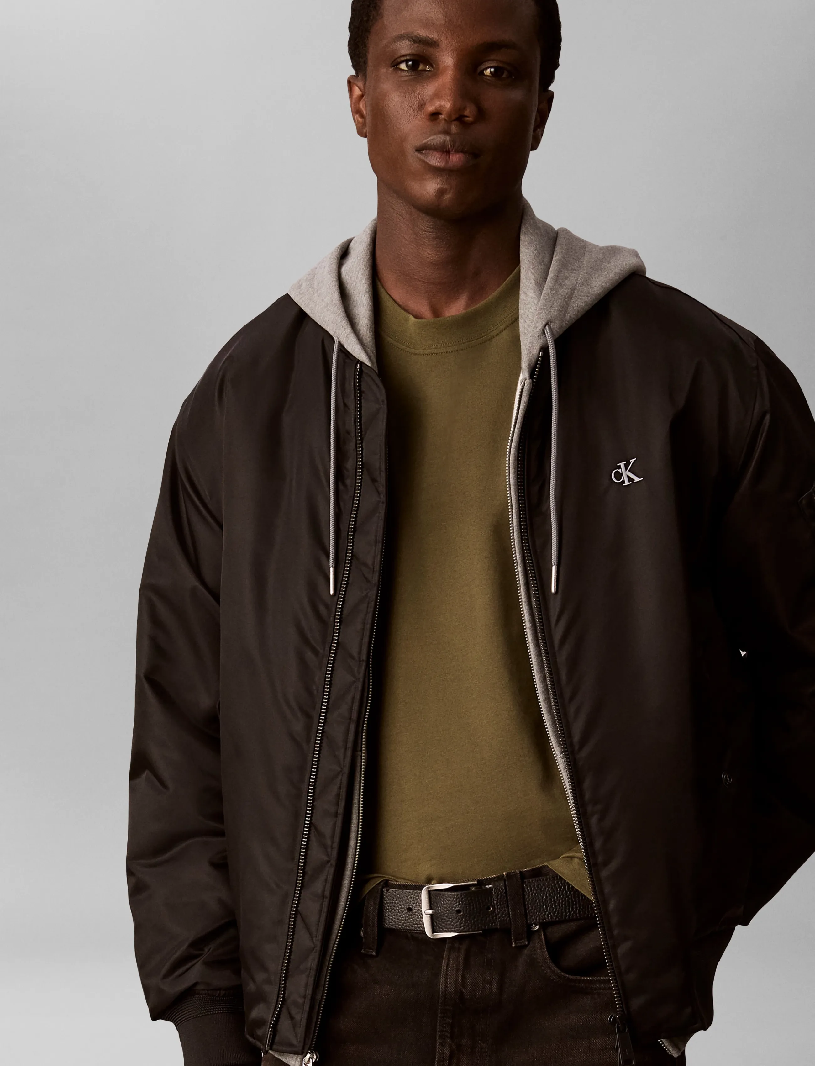 Calvin Klein Jeans - LS CL 350TERRY MONGRM CN SWTSHRT - dressipluusid - olive night - 5