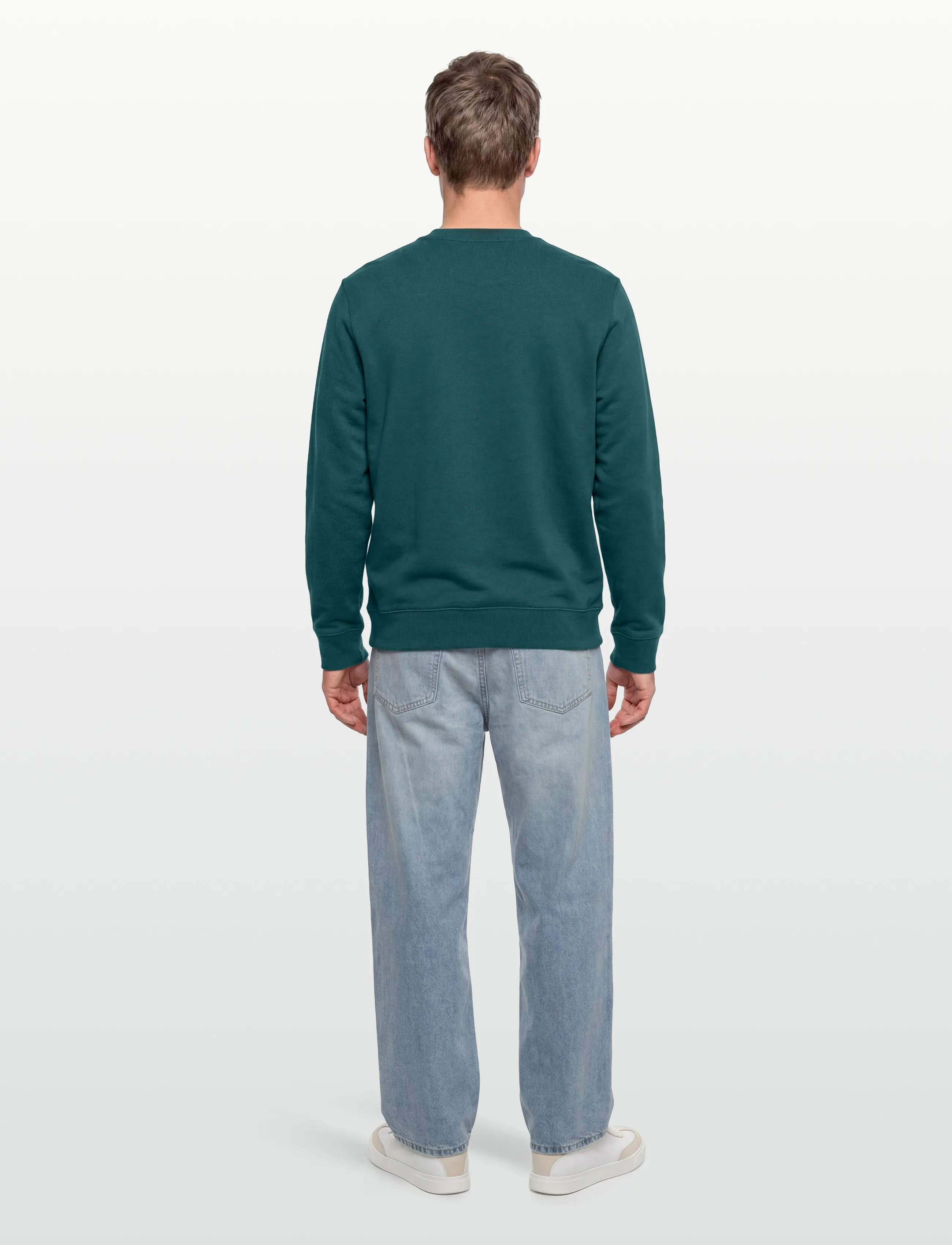 Calvin Klein Jeans - LS CL 350TERRY MONGRM CN SWTSHRT - shop efter stil - tahoe green - 4