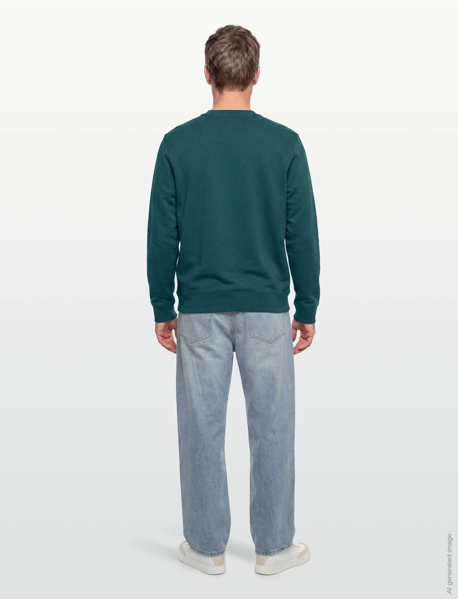 Calvin Klein Jeans - LS CL 350TERRY MONGRM CN SWTSHRT - shop efter stil - tahoe green - 4
