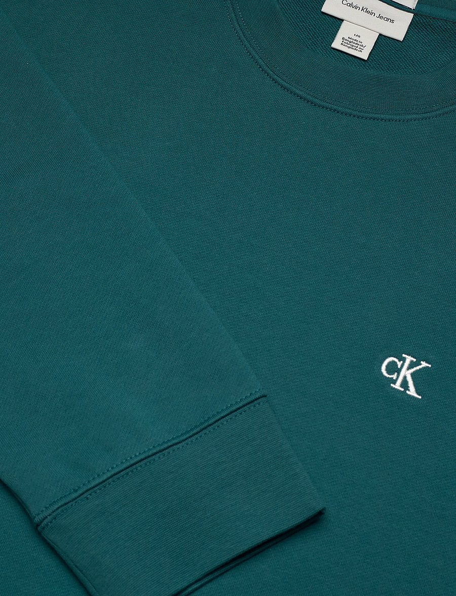 Calvin Klein Jeans - LS CL 350TERRY MONGRM CN SWTSHRT - shop efter stil - tahoe green - 5