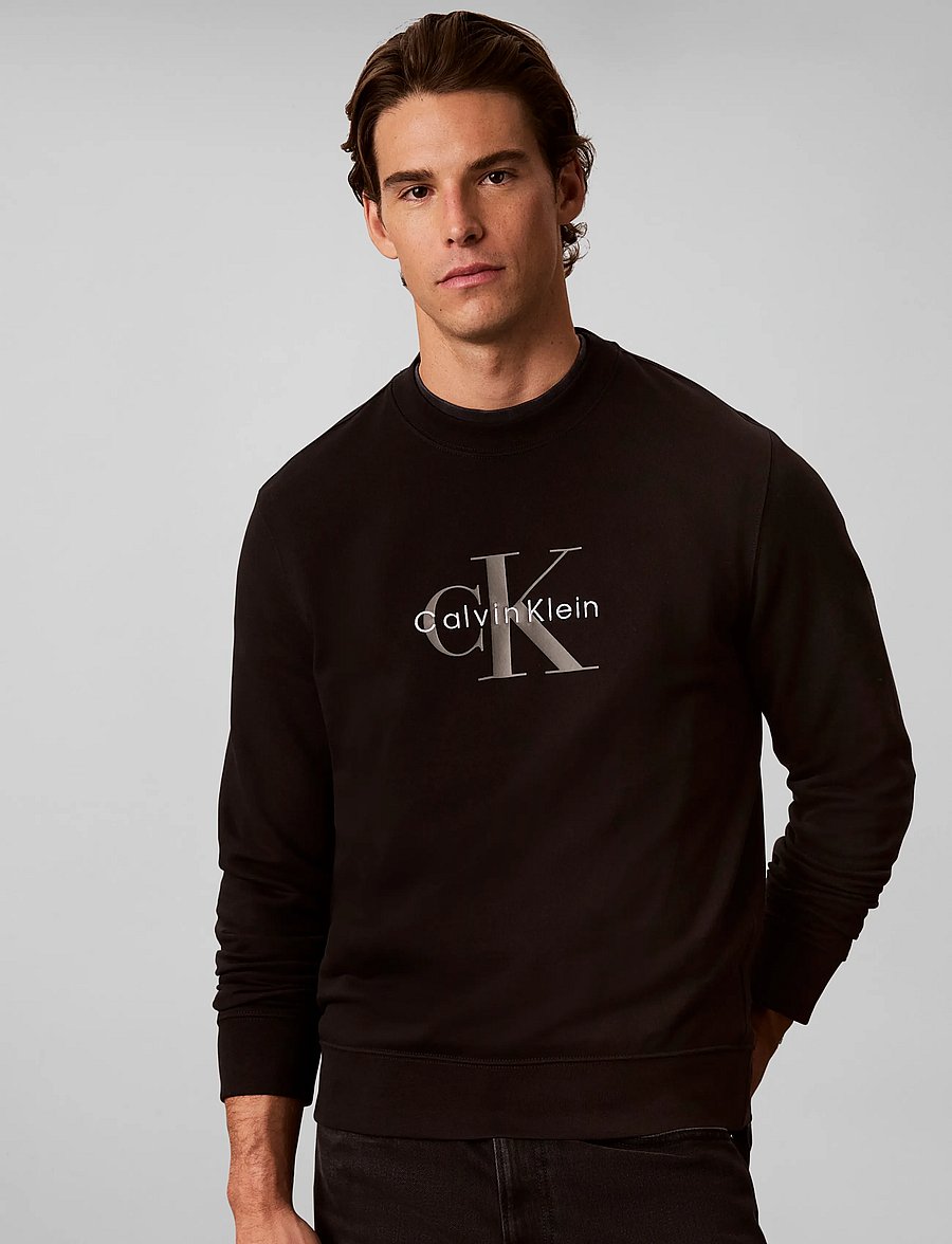 Calvin Klein Jeans - CL LS 350TERRY MNLG CN SWTSHRT - shop efter stil - black - 3