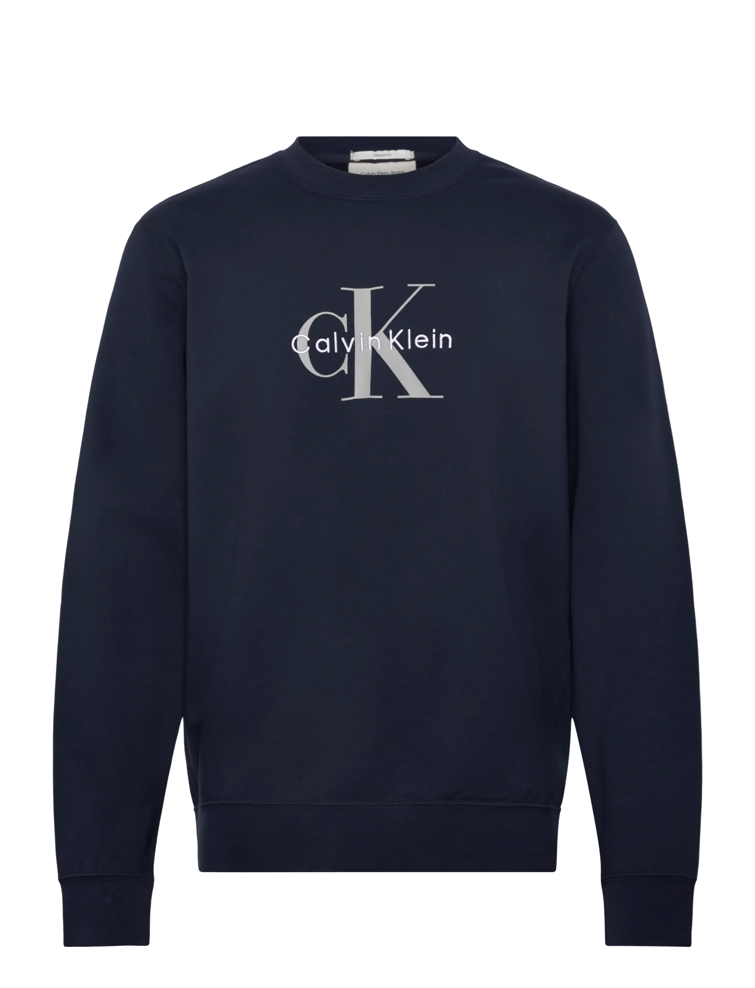 Calvin Klein Jeans CL LS 350TERRY MNLG CN SWTSHRT - Riided - DARK SAPPHIRE / navy