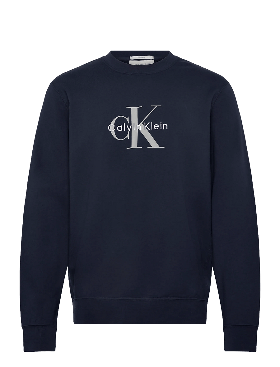 Calvin Klein Jeans - CL LS 350TERRY MNLG CN SWTSHRT - shop efter stil - dark sapphire - 1