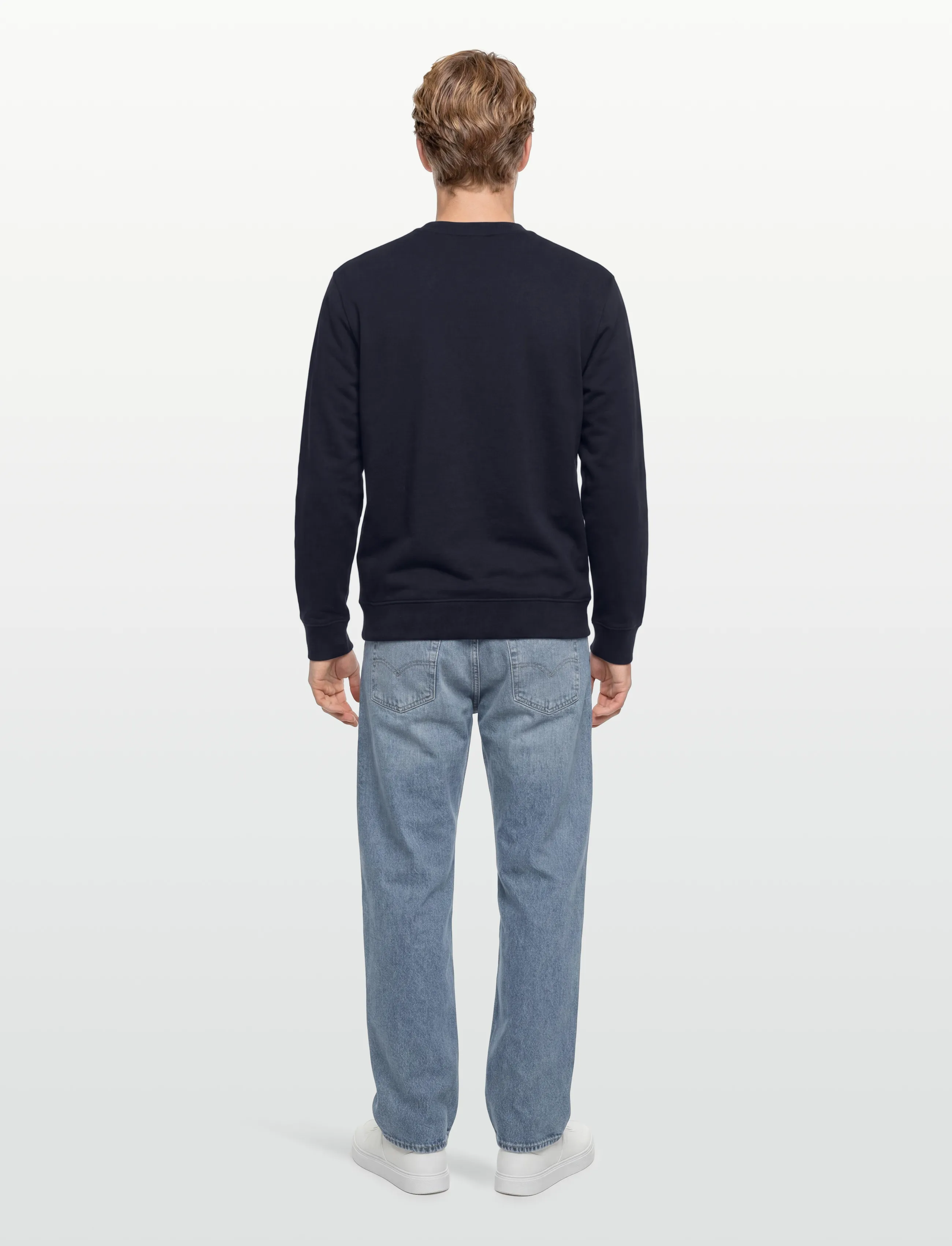 Calvin Klein Jeans - CL LS 350TERRY MNLG CN SWTSHRT - shop efter stil - dark sapphire - 4