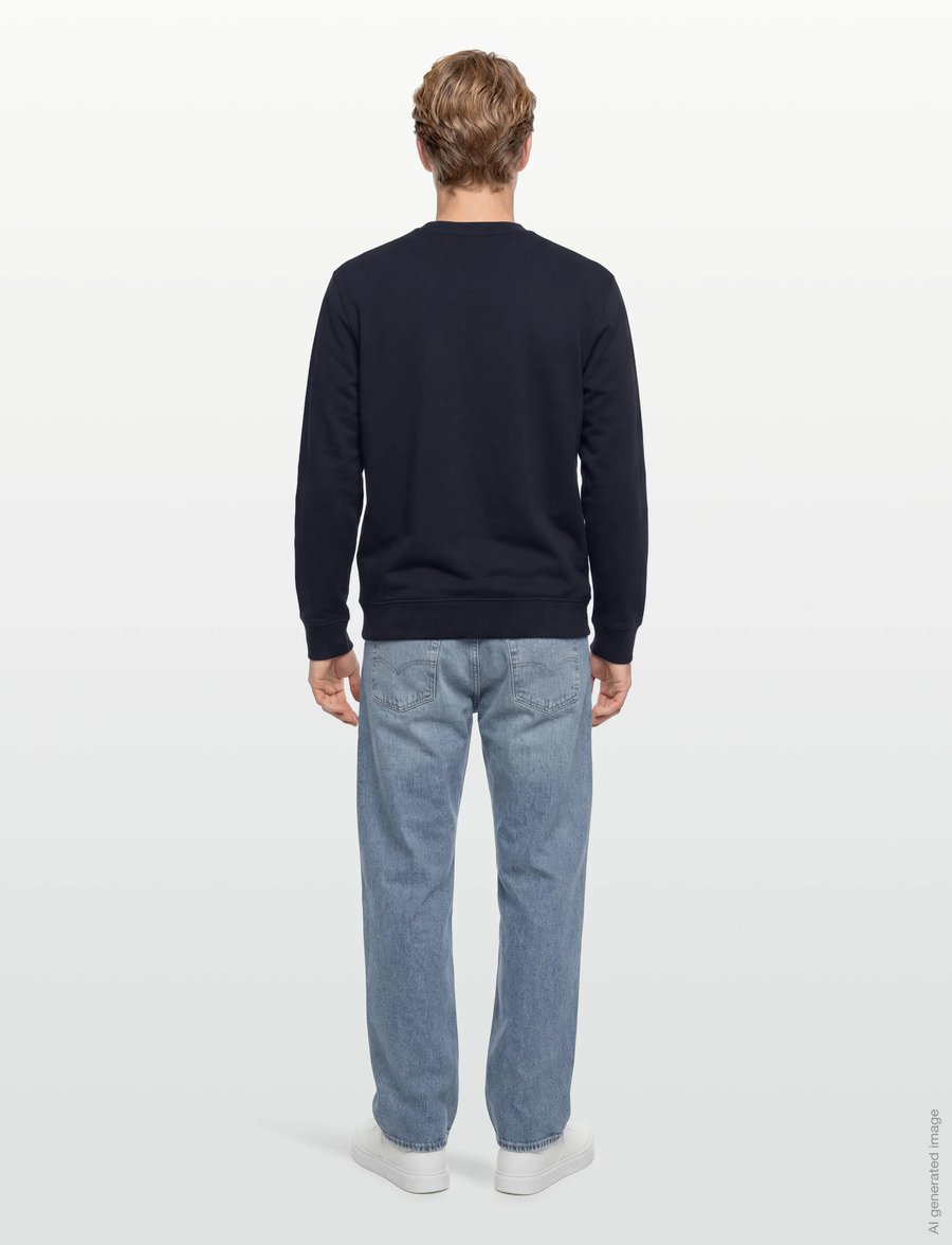 Calvin Klein Jeans - CL LS 350TERRY MNLG CN SWTSHRT - shop efter stil - dark sapphire - 4