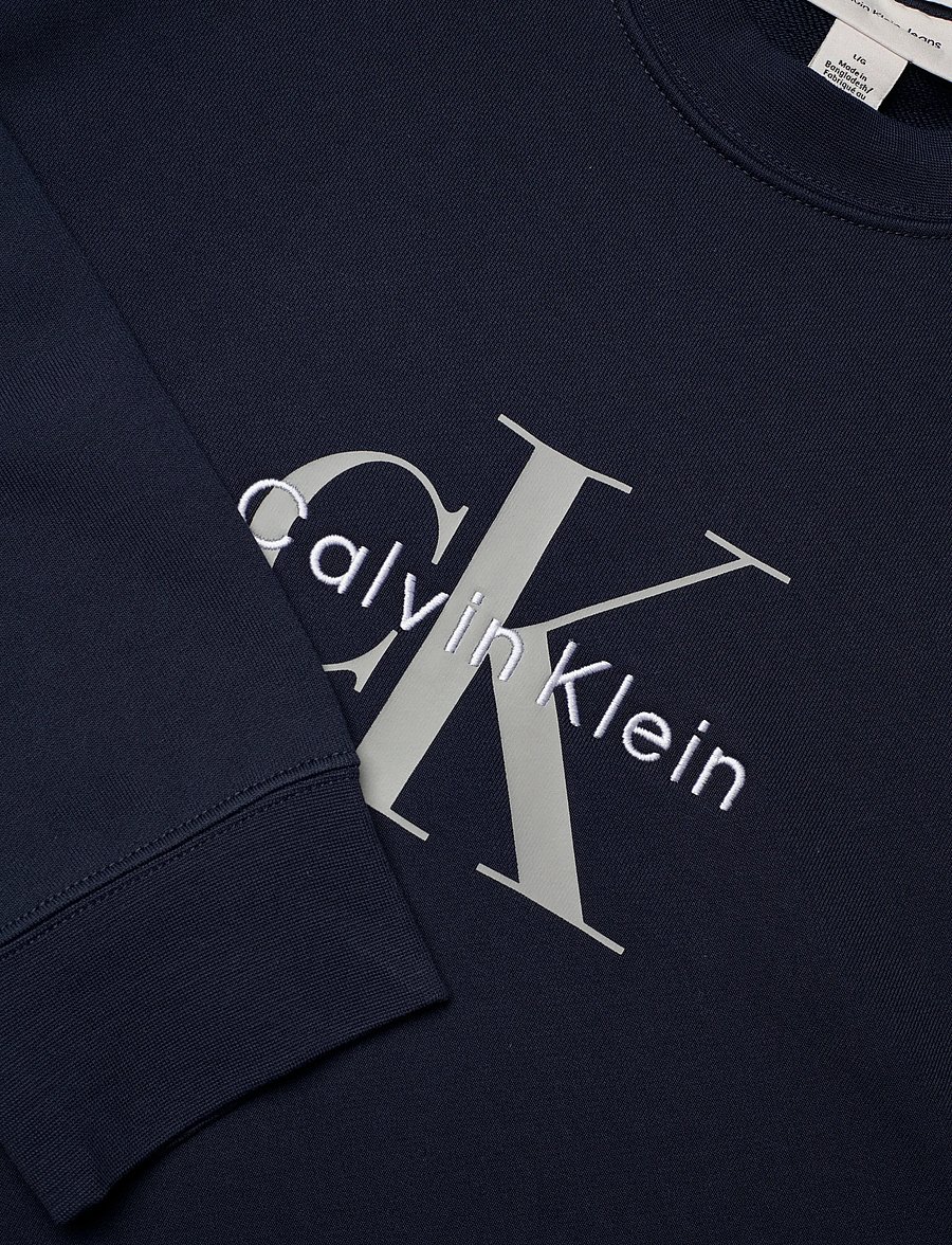 Calvin Klein Jeans - CL LS 350TERRY MNLG CN SWTSHRT - shop efter stil - dark sapphire - 5