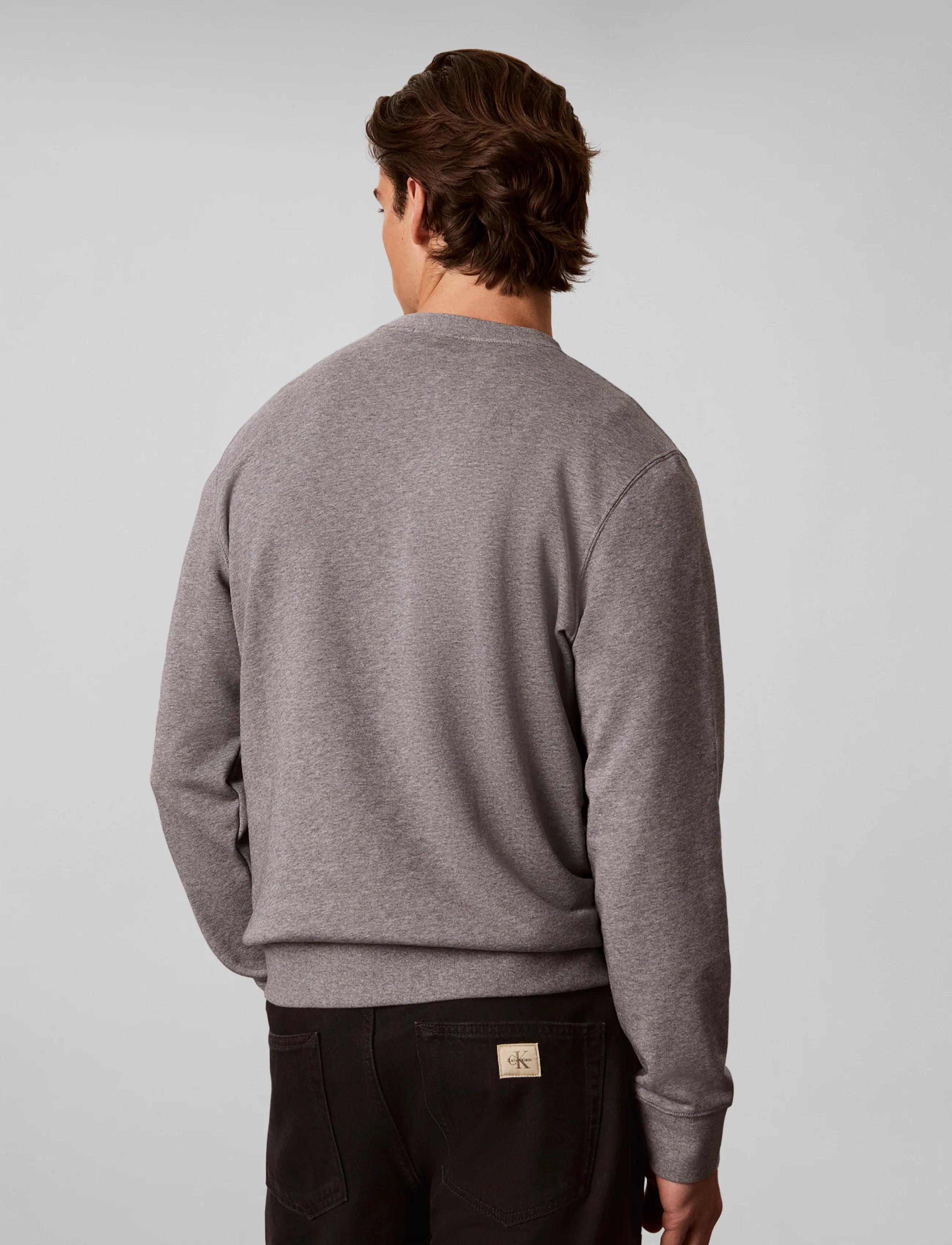 Calvin Klein Jeans - CL LS 350TERRY MNLG CN SWTSHRT - sweatshirts - med grey htr - 2