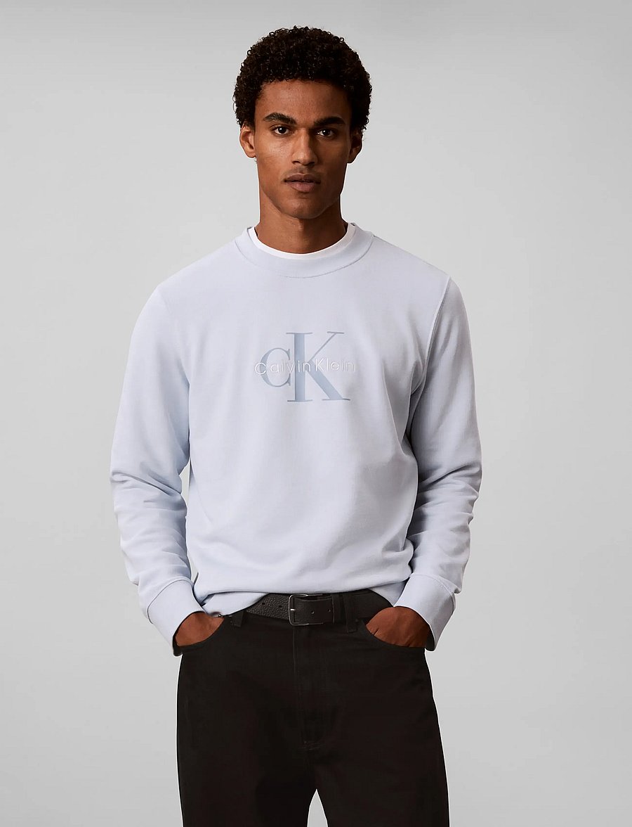 Calvin Klein Jeans - CL LS 350TERRY MNLG CN SWTSHRT - sweatshirts - plein air - 3