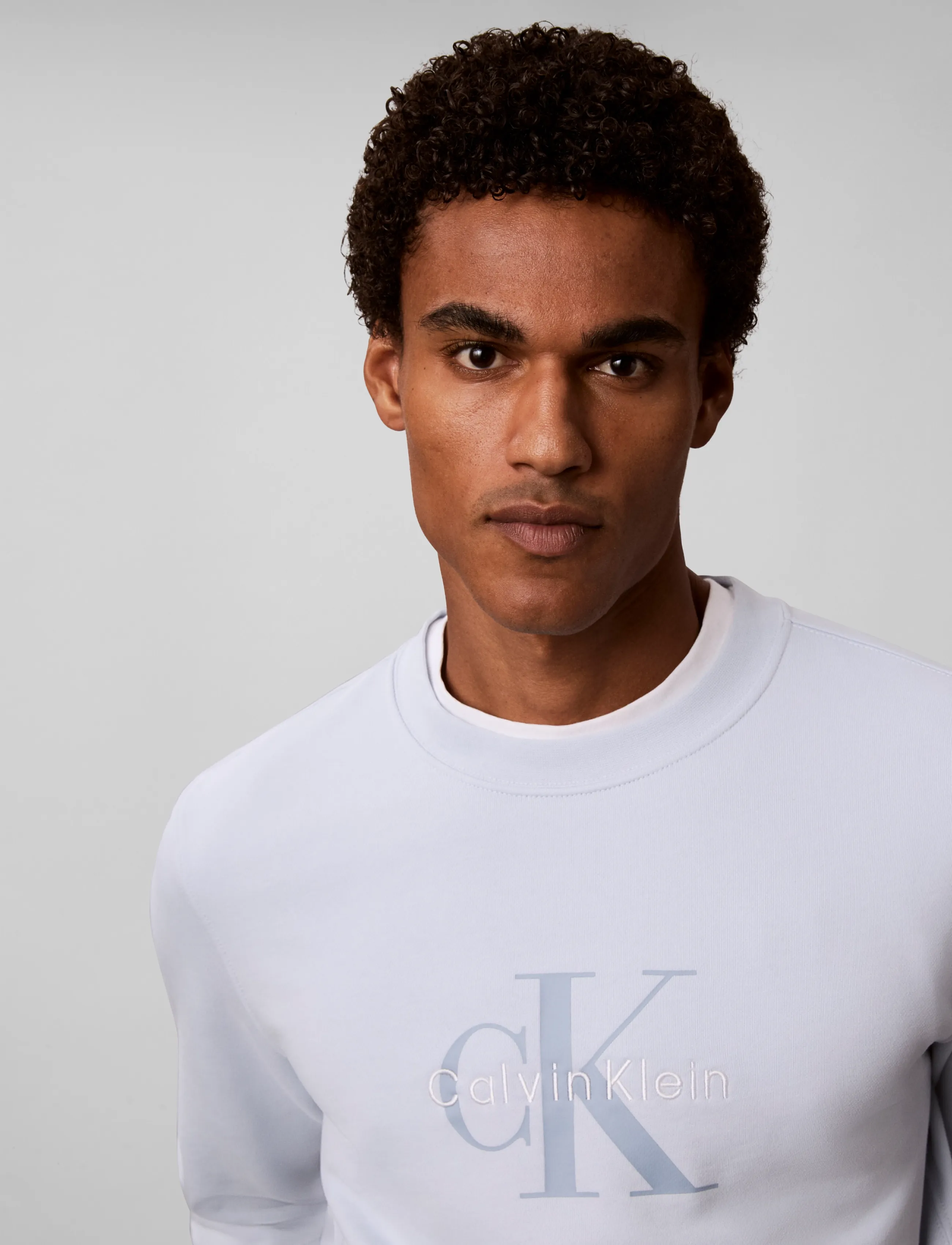Calvin Klein Jeans - CL LS 350TERRY MNLG CN SWTSHRT - sweatshirts - plein air - 4