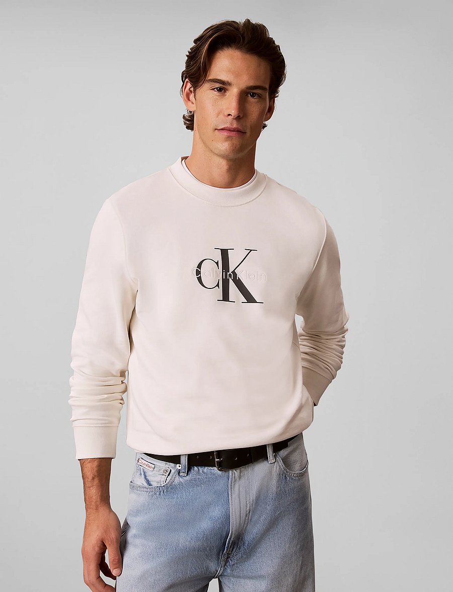 Calvin Klein Jeans - CL LS 350TERRY MNLG CN SWTSHRT - sweatshirts - tofu - 3