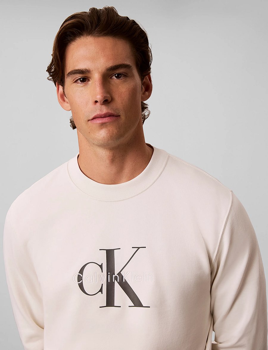 Calvin Klein Jeans - CL LS 350TERRY MNLG CN SWTSHRT - sweatshirts - tofu - 4