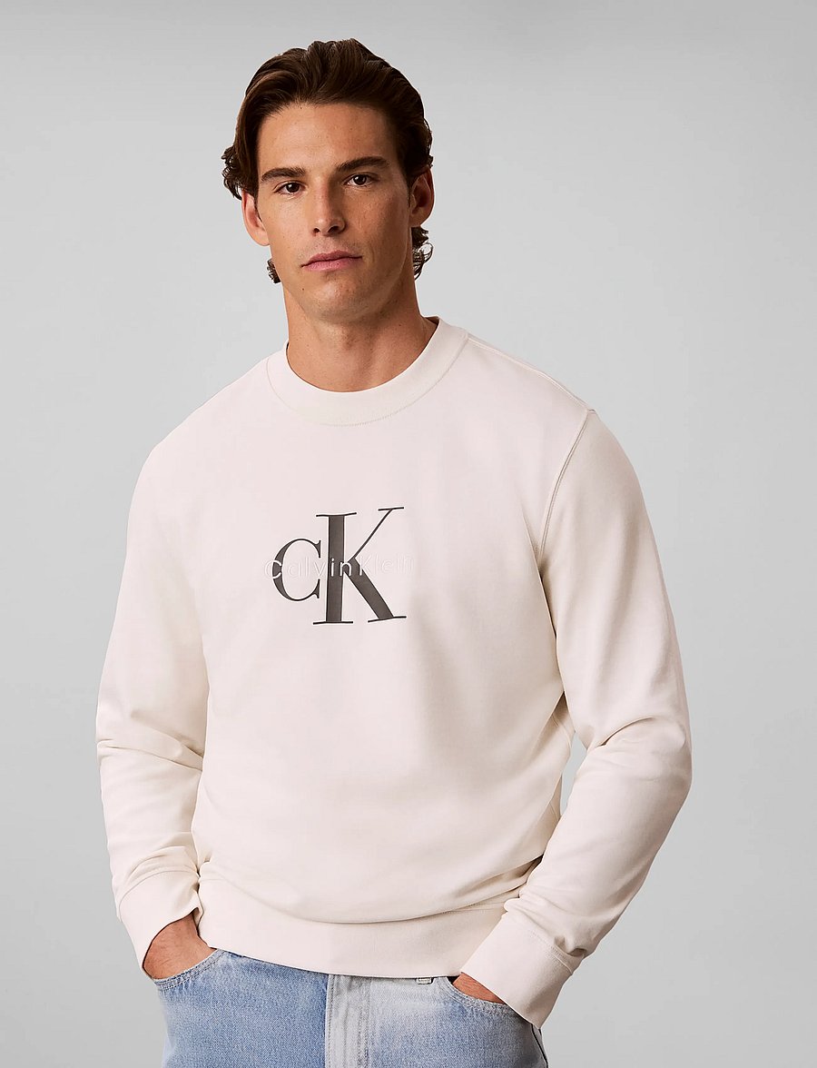 Calvin Klein Jeans - CL LS 350TERRY MNLG CN SWTSHRT - sweatshirts - tofu - 5