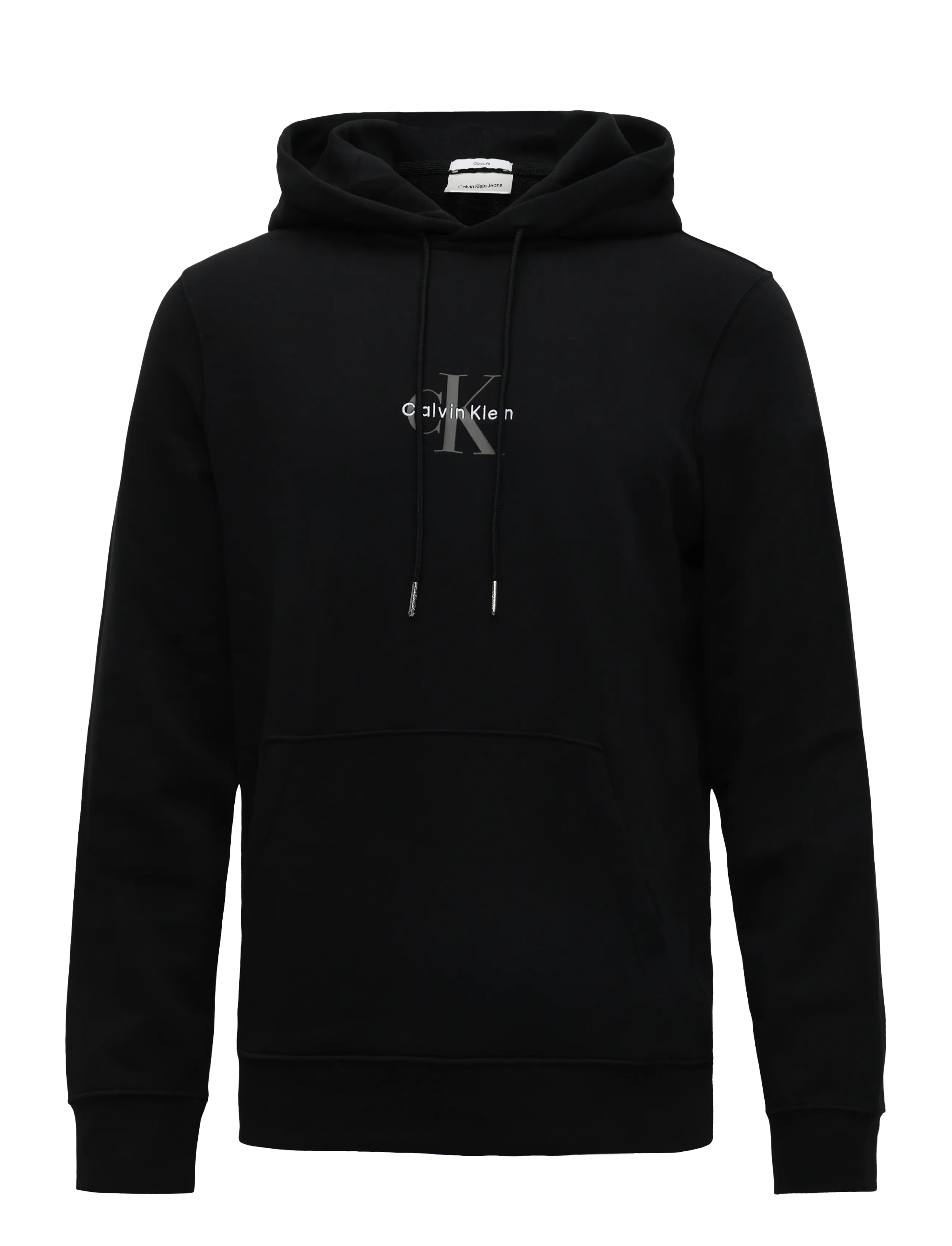 Calvin Klein Jeans CL LS 350TERRY MICRO MNLG HOODIE - Hoodies - BLACK / black