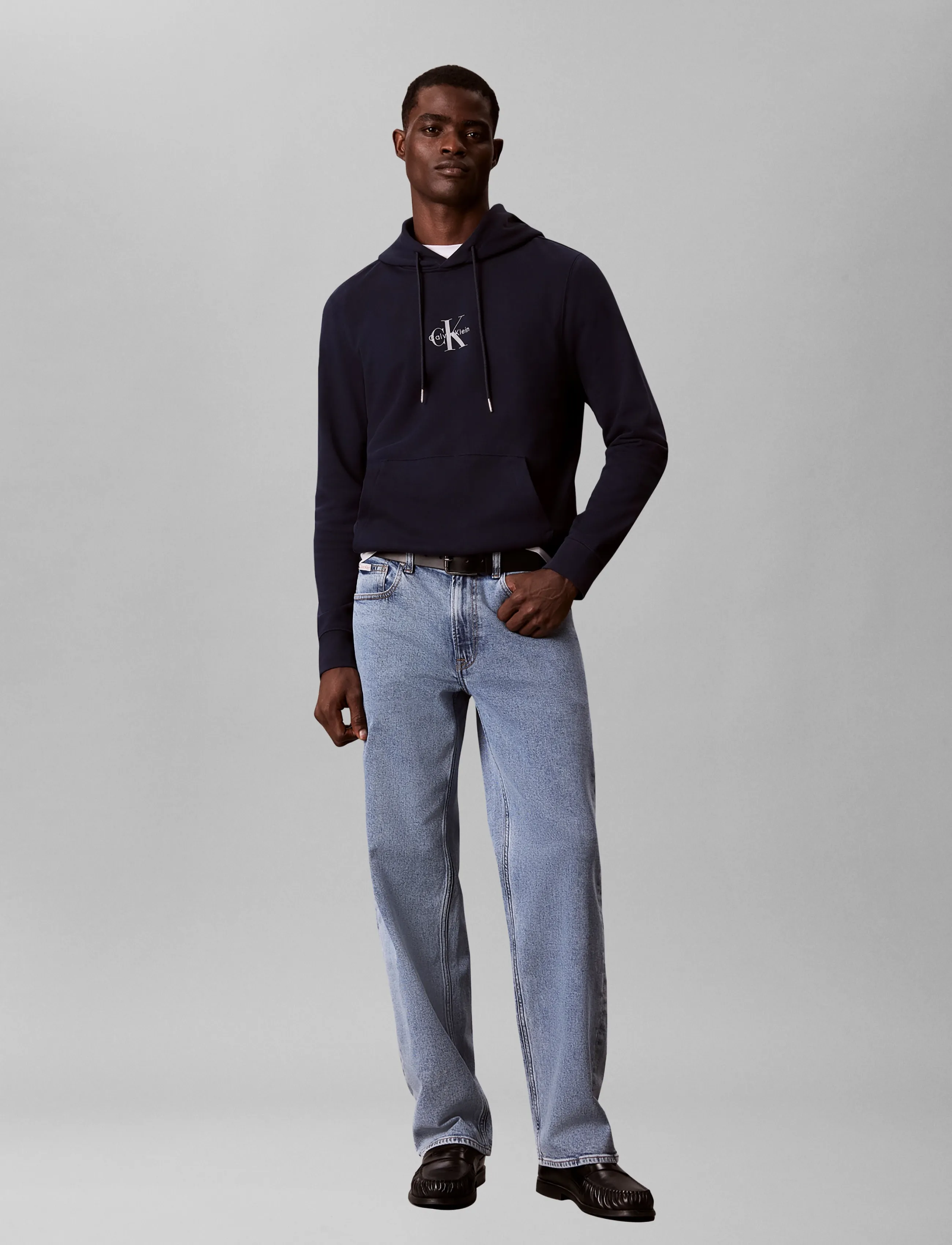 Calvin Klein Jeans CL LS 350TERRY MICRO MNLG HOODIE - Osta stiili järgi - DARK SAPPHIRE / navy