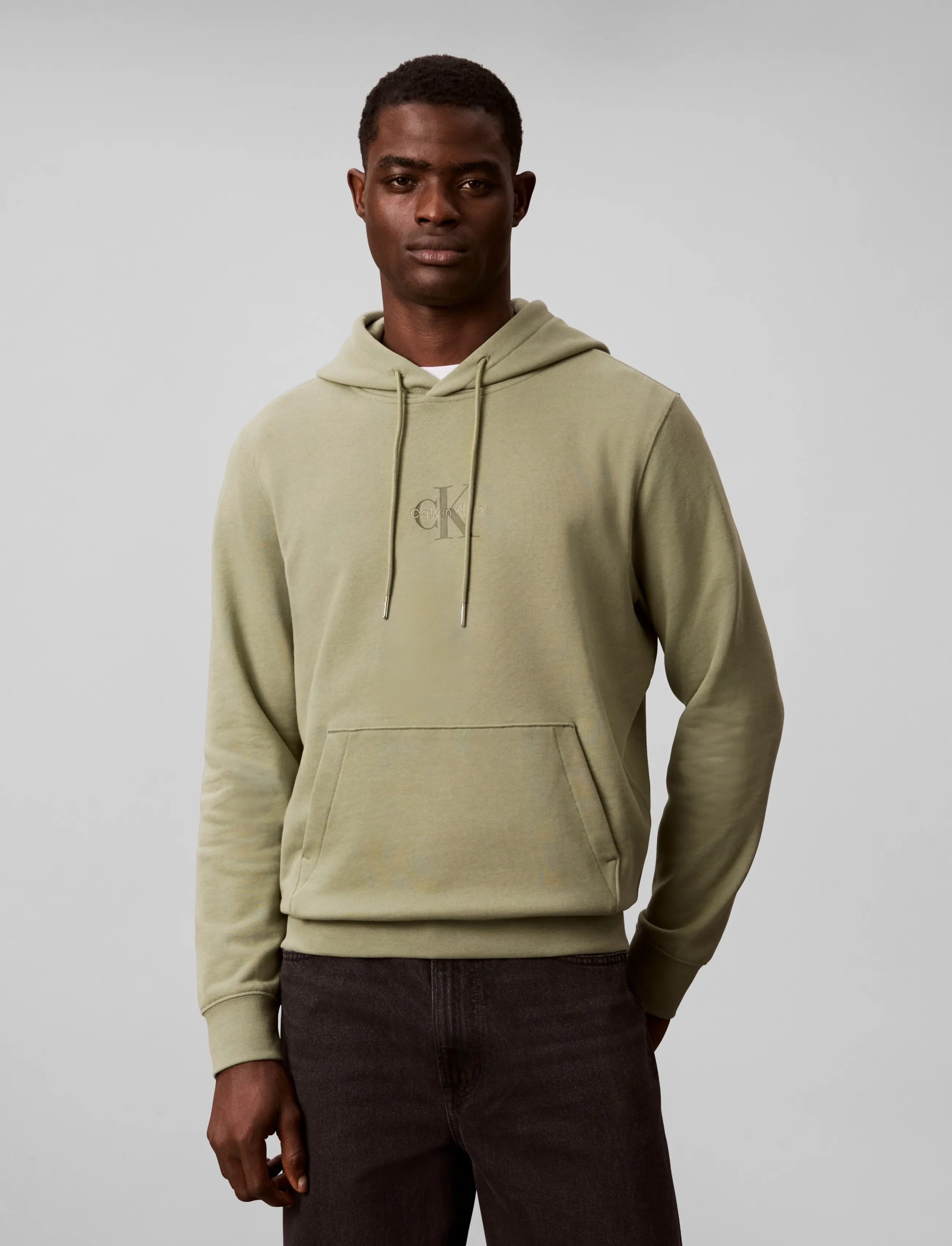 Calvin Klein Jeans - CL LS 350TERRY MICRO MNLG HOODIE - kapuzenpullover - oil green - 3
