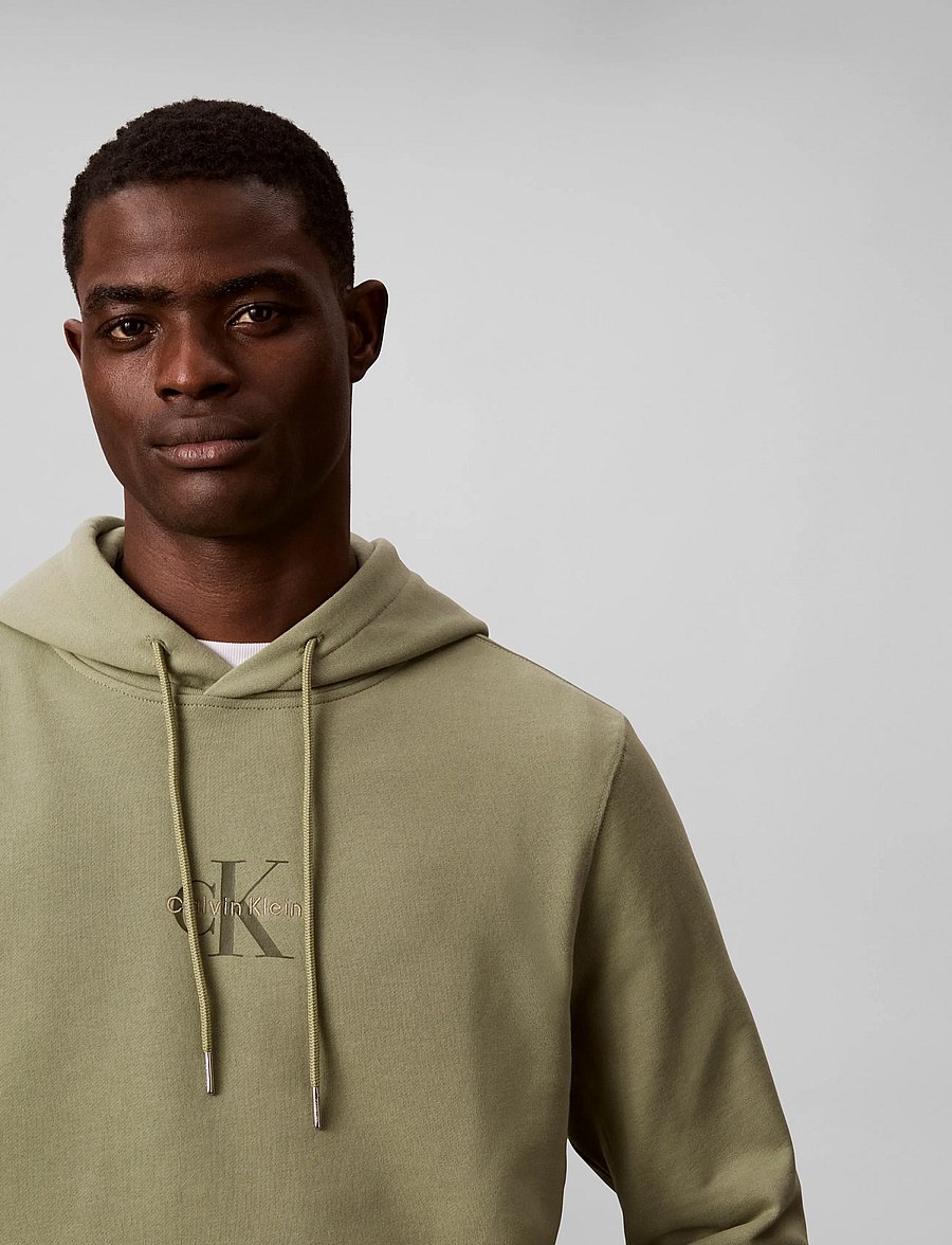 Calvin Klein Jeans - CL LS 350TERRY MICRO MNLG HOODIE - kapuzenpullover - oil green - 4