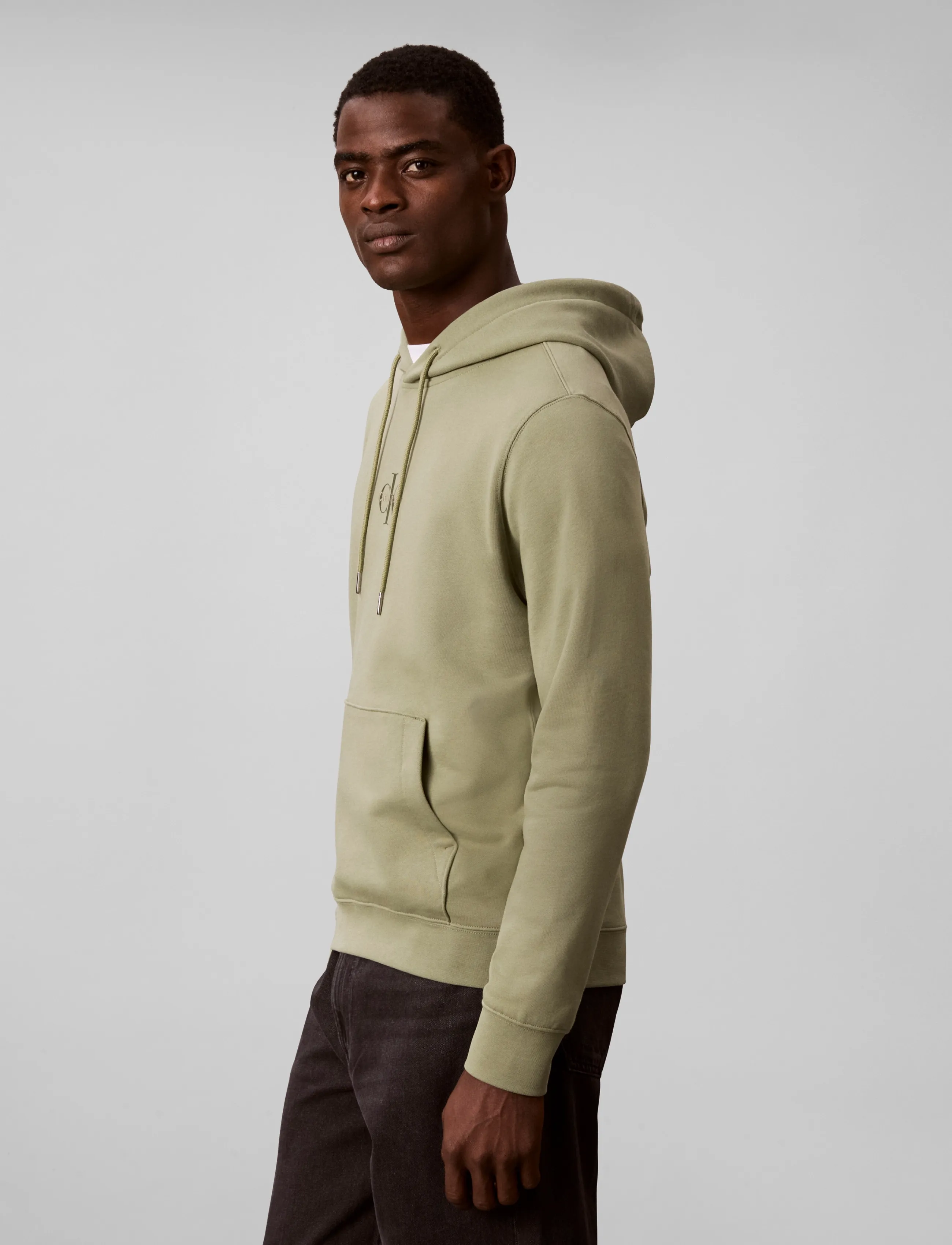 Calvin Klein Jeans - CL LS 350TERRY MICRO MNLG HOODIE - kapuzenpullover - oil green - 5
